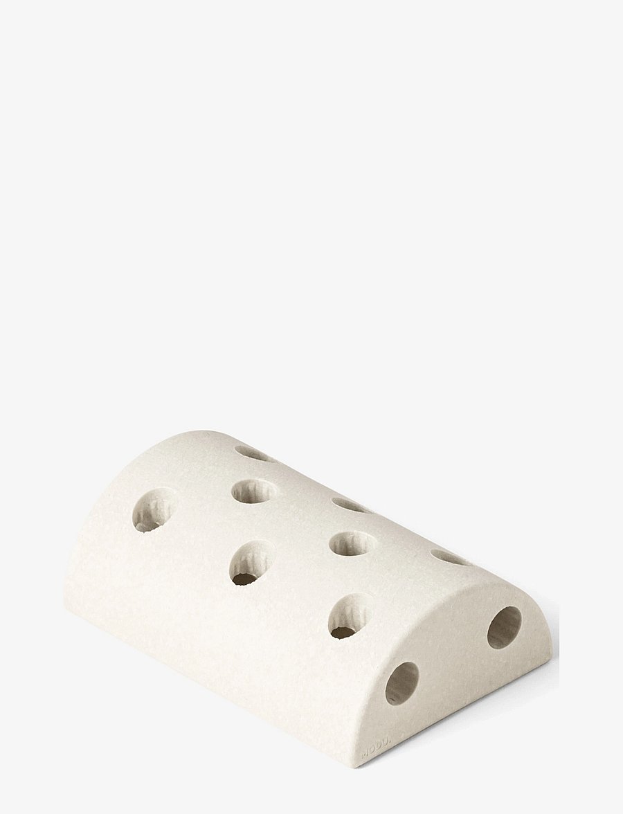 MODU - Block Round - motorikleksaker - sand grey - 0