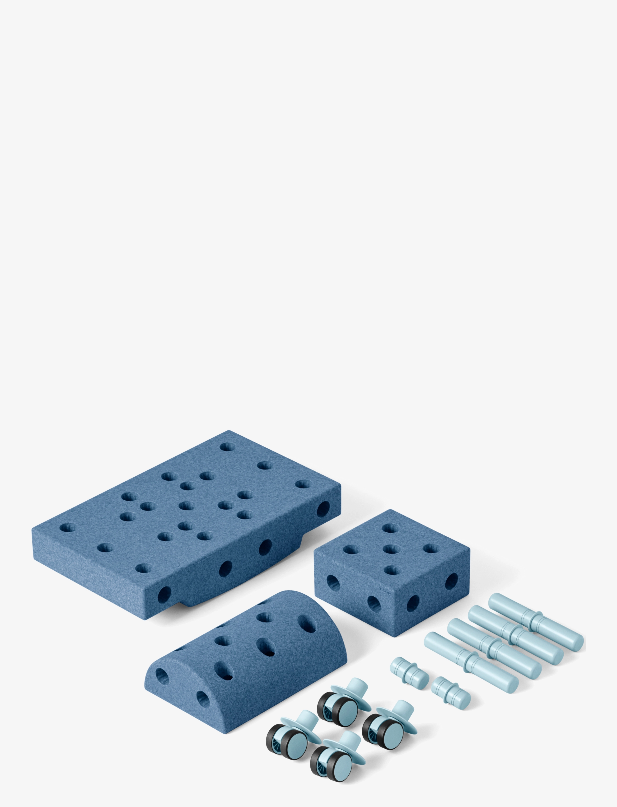 MODU - Curiosity Set - motorikleksaker - deep blue / sky blue - 2