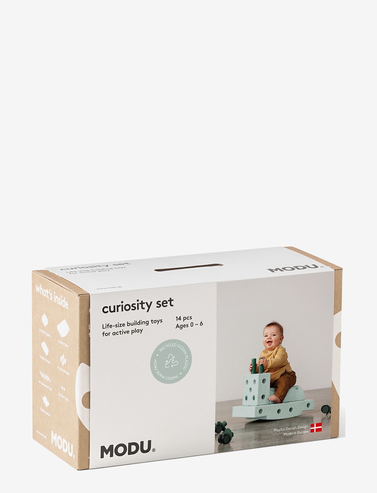 MODU - Curiosity Set - motor skills toys - ocean mint / forest green - 1