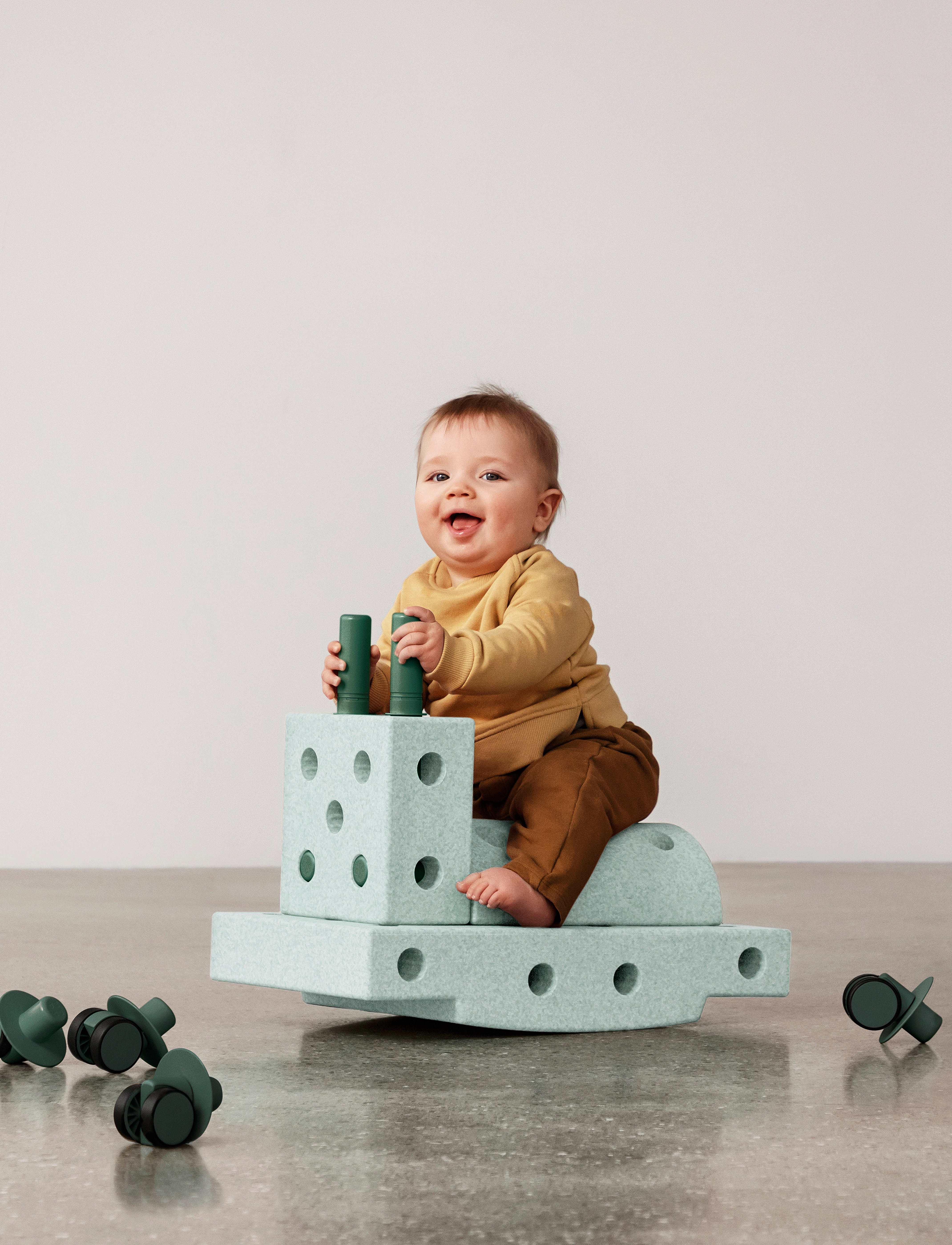 MODU - Curiosity Set - ocean mint / forest green - 3