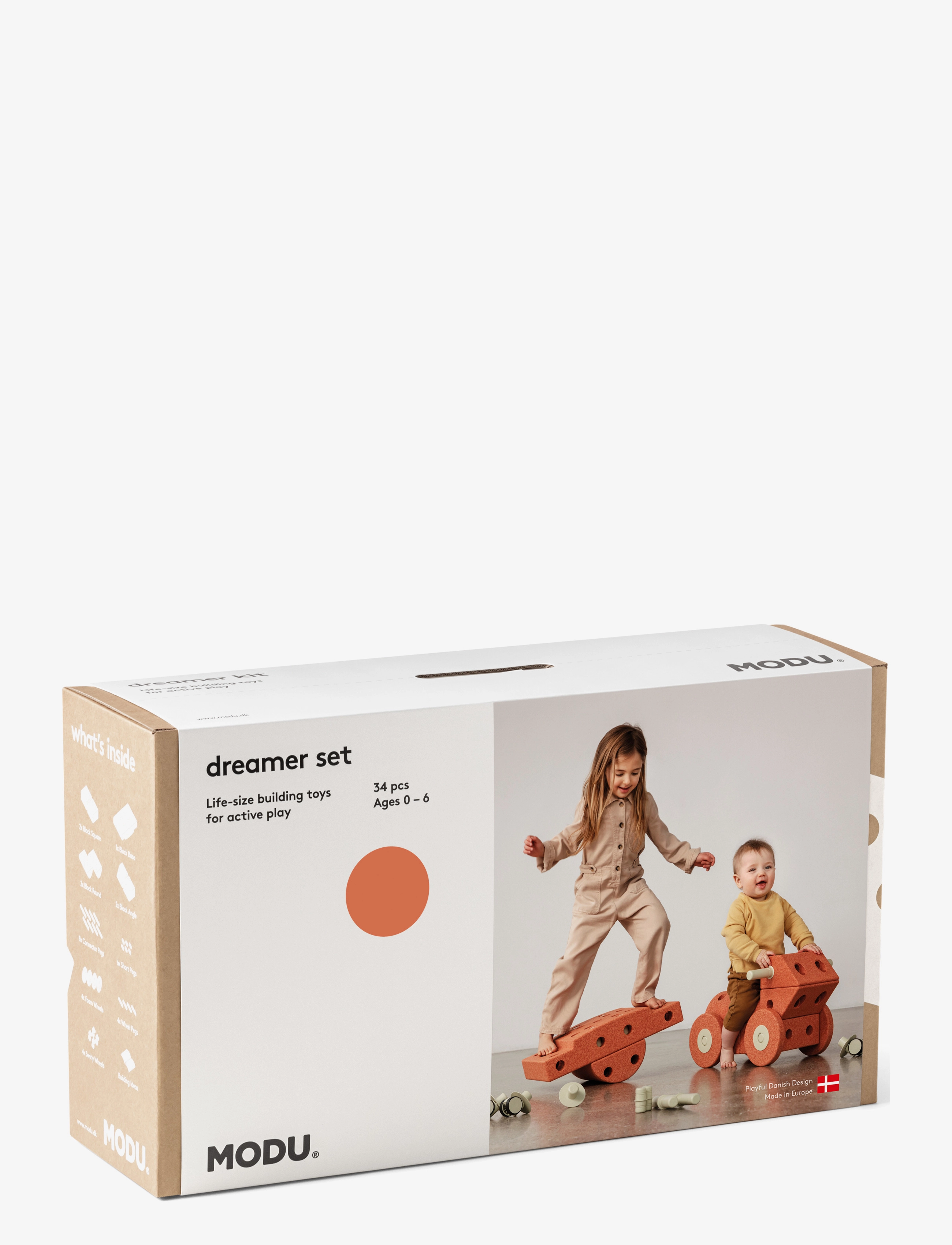 BURNT ORANGE / DUSTY GREEN