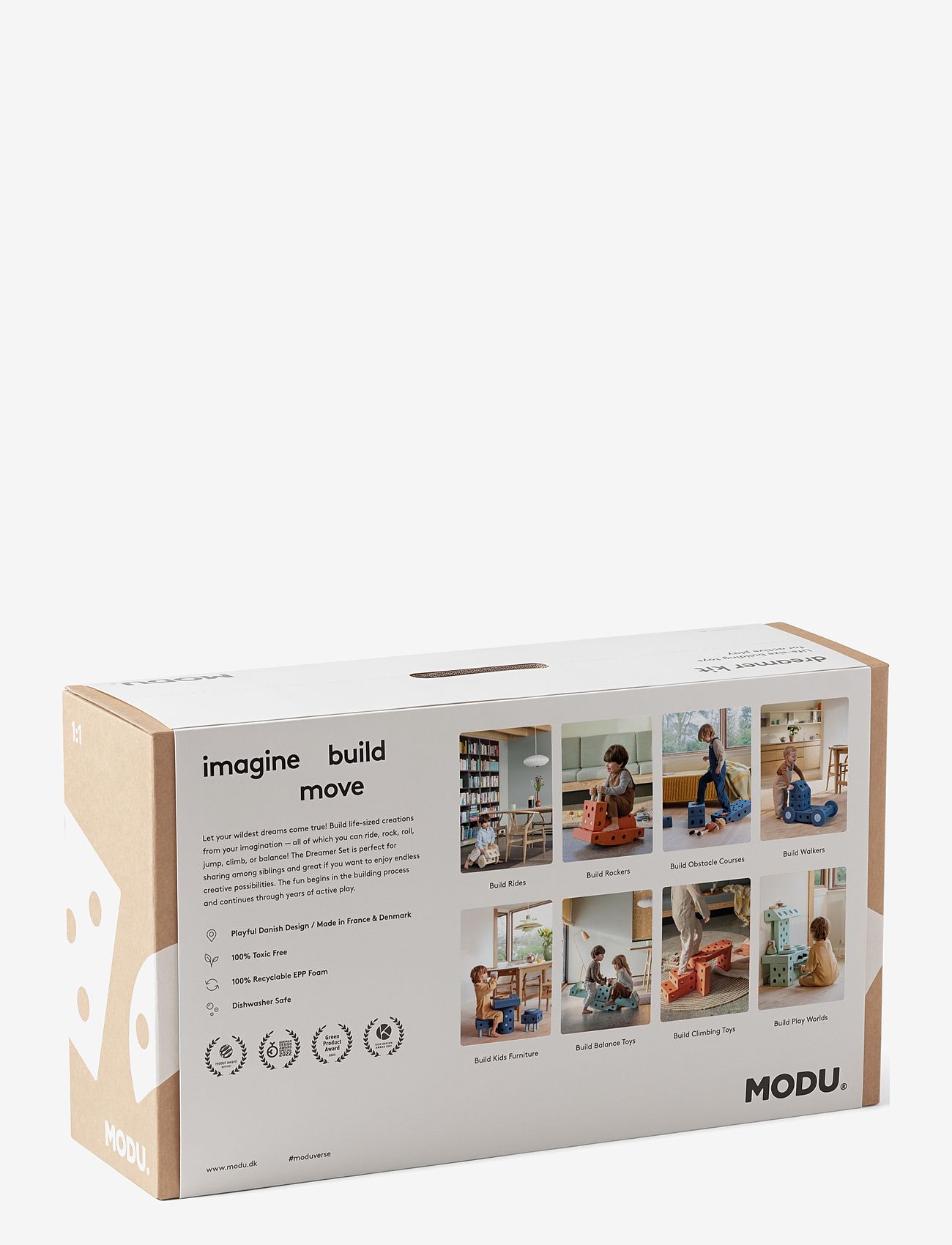 MODU - Dreamer Set - motorikleksaker - sand grey / honey yellow - 3