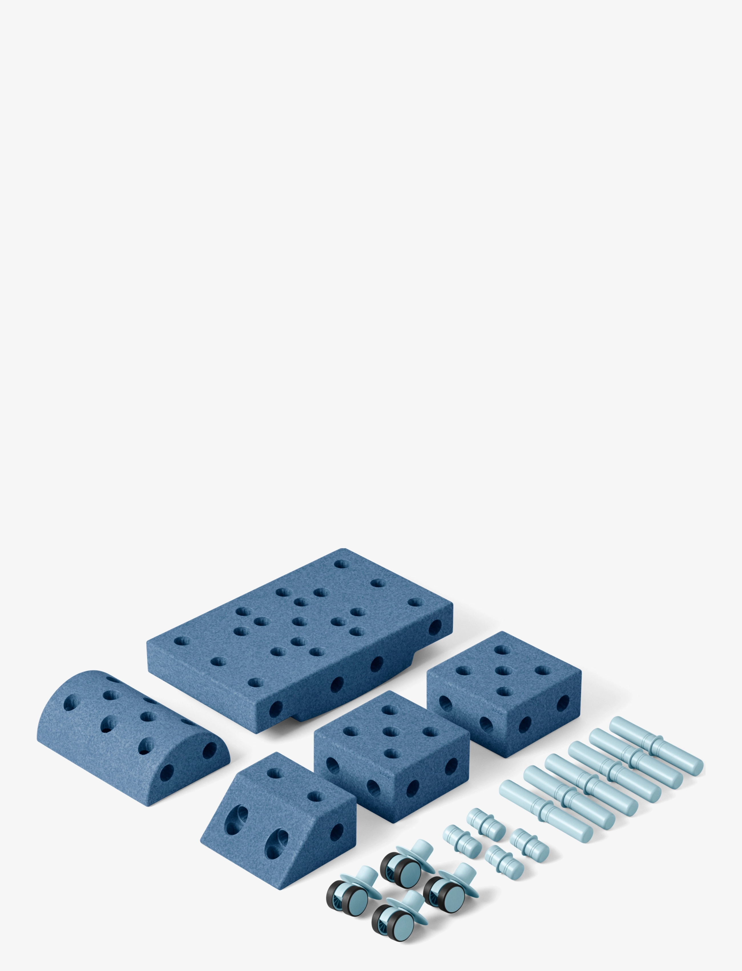 MODU - Explorer Set - barn - deep blue / sky blue - 1