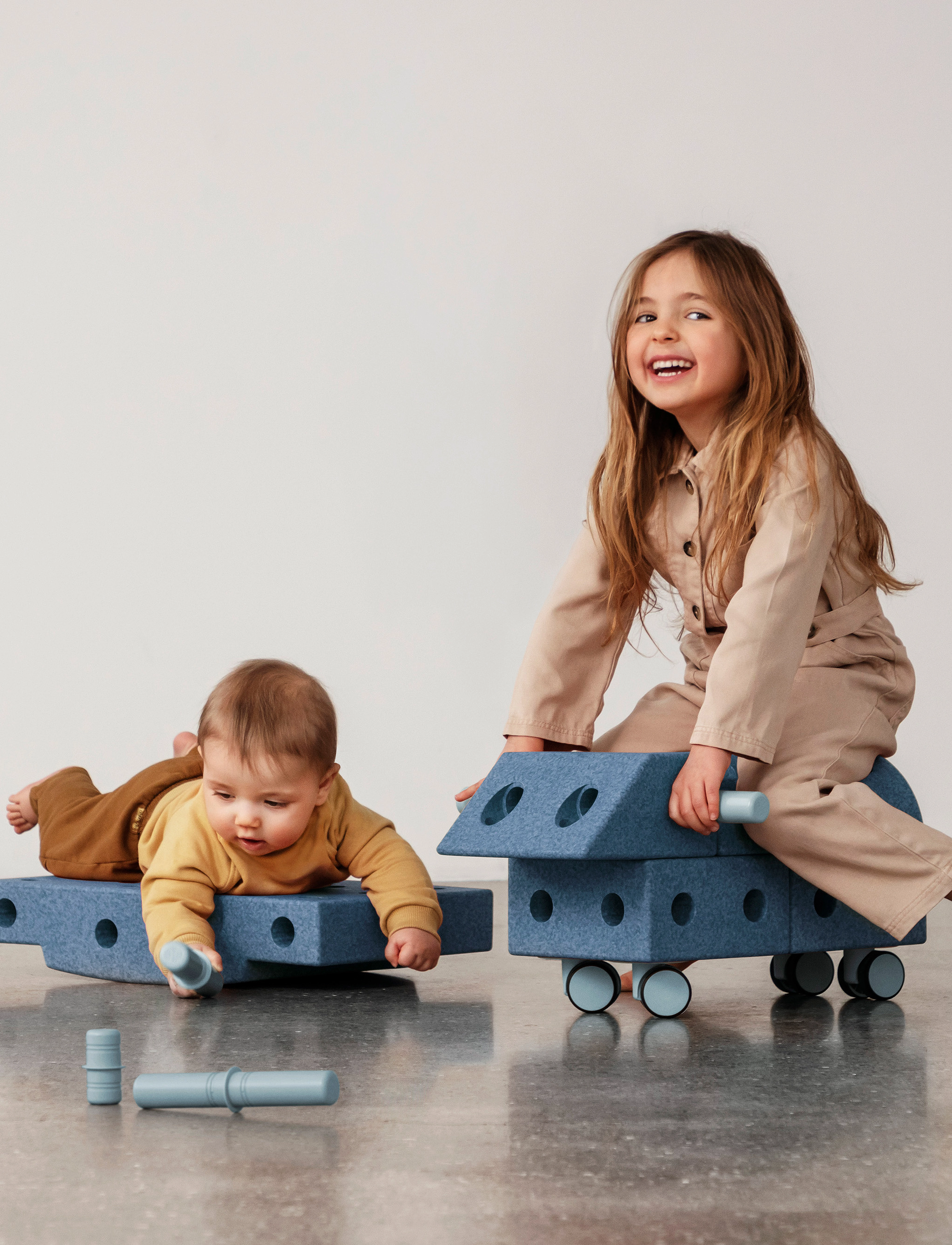 MODU - Explorer Set - barn - deep blue / sky blue - 3