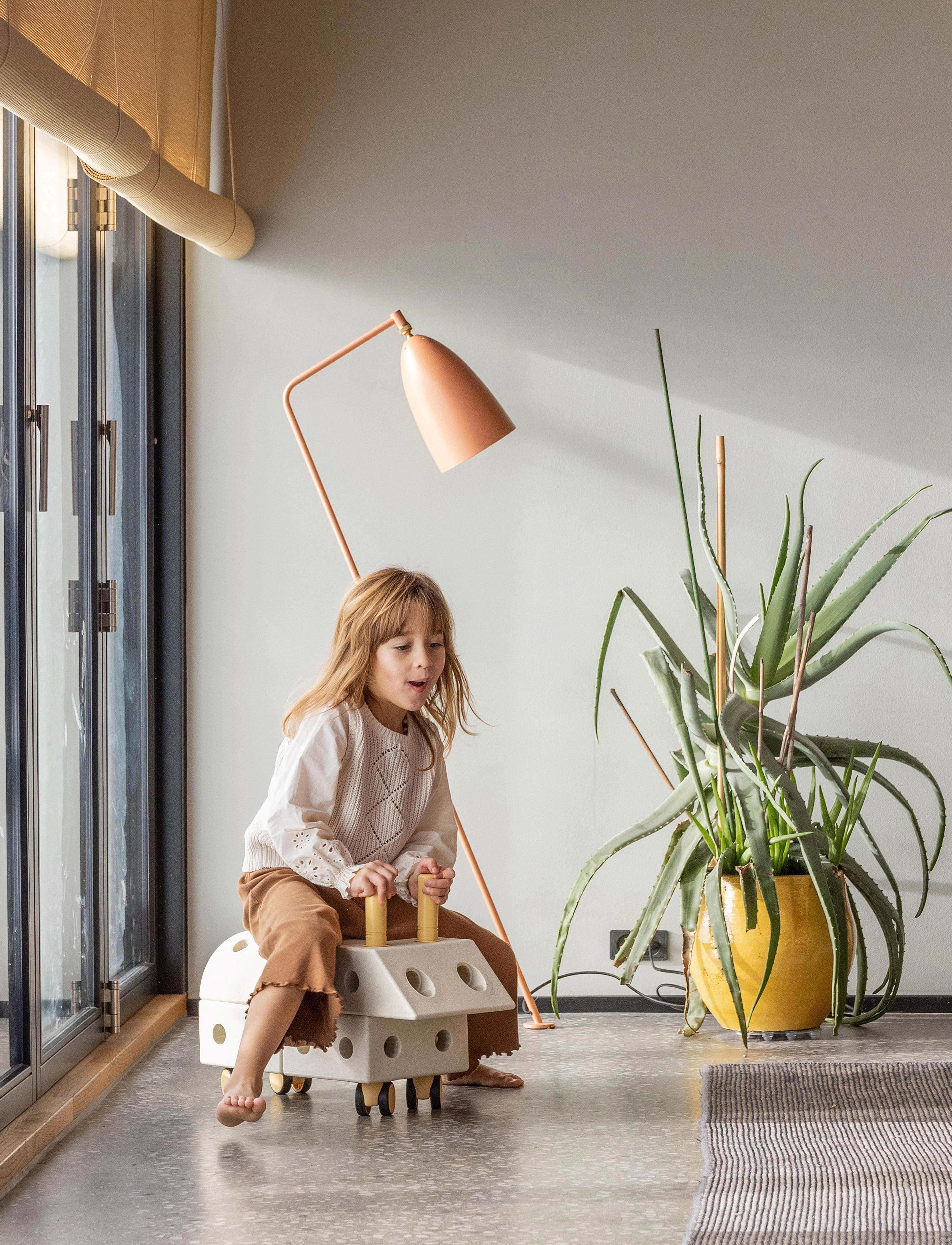 MODU - Explorer Set - Þroskaleikföng - sand grey / honey yellow - 5