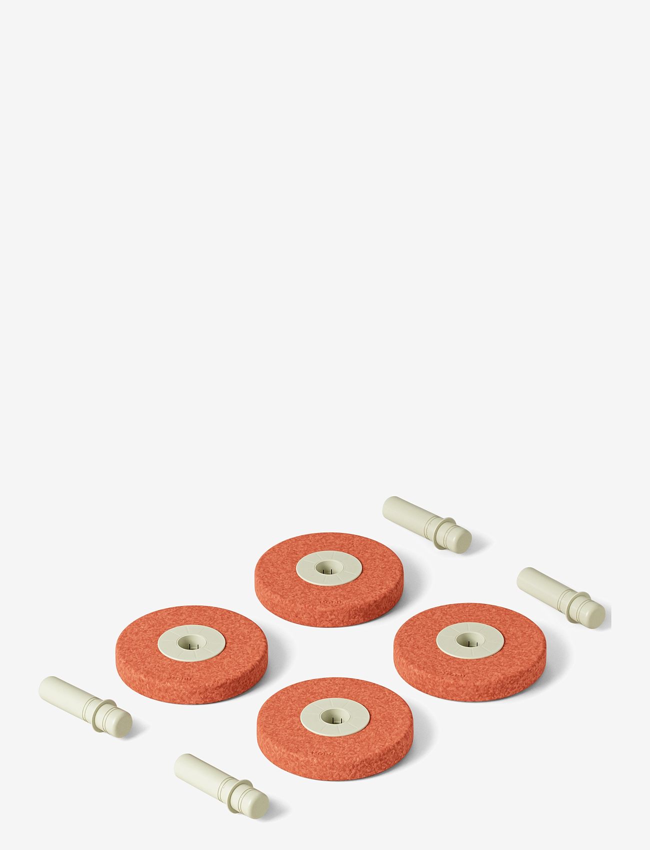 4x Foam Wheels - OCEAN MINT / FOREST GREEN