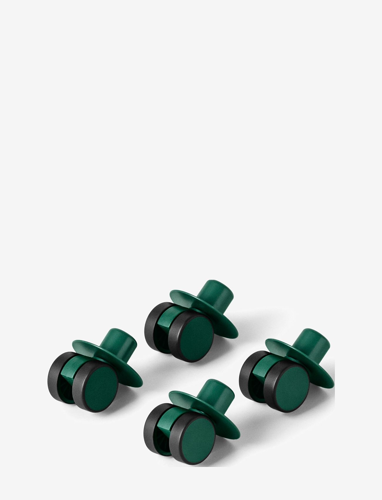 MODU - 4x Swirly Wheels - gåbiler - forest green - 1