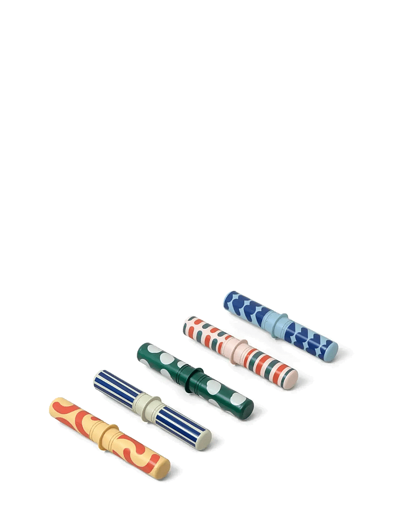 MODU - 5x Rattle Pegs - skallror - mix - 1