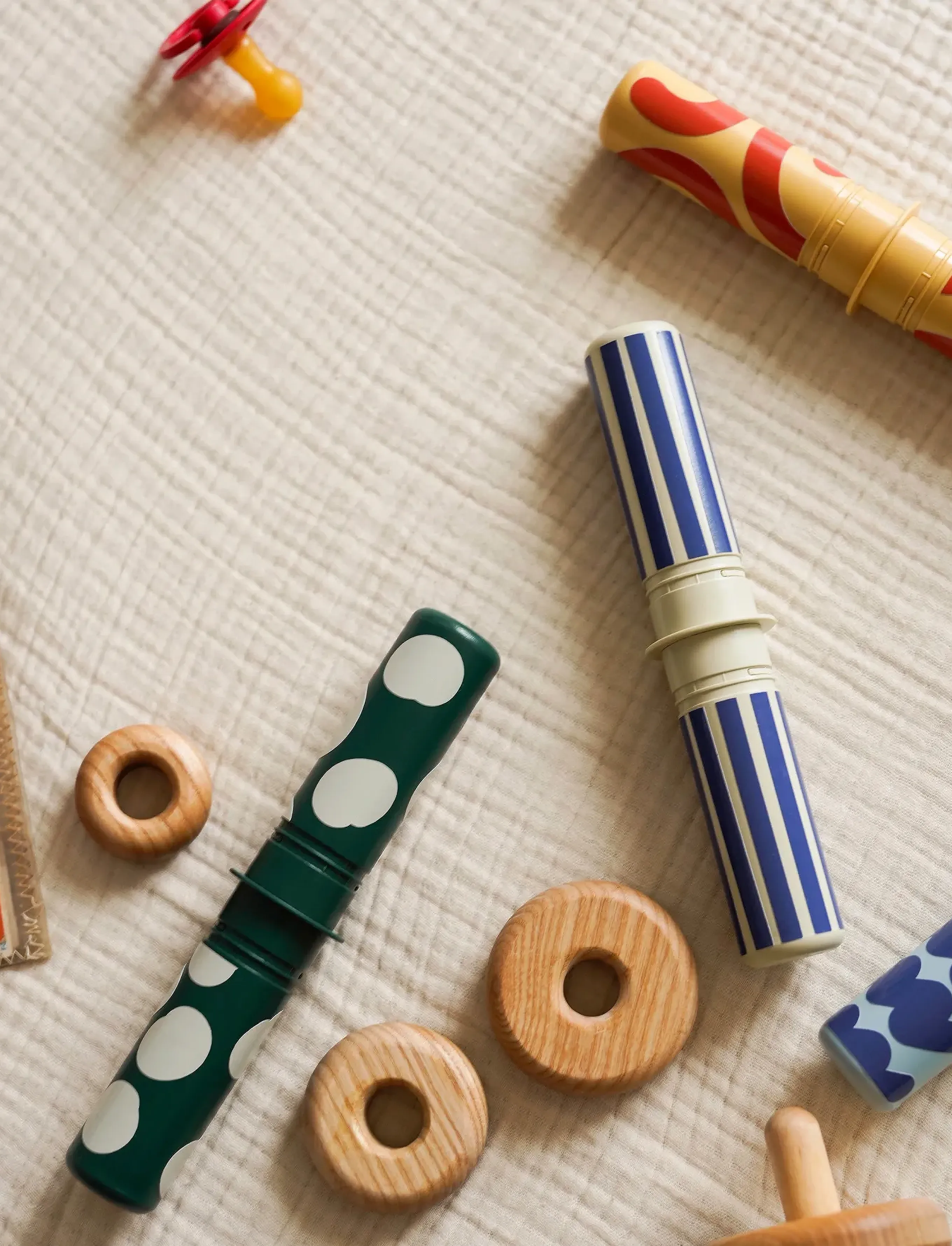 MODU - 5x Rattle Pegs - mix - 4