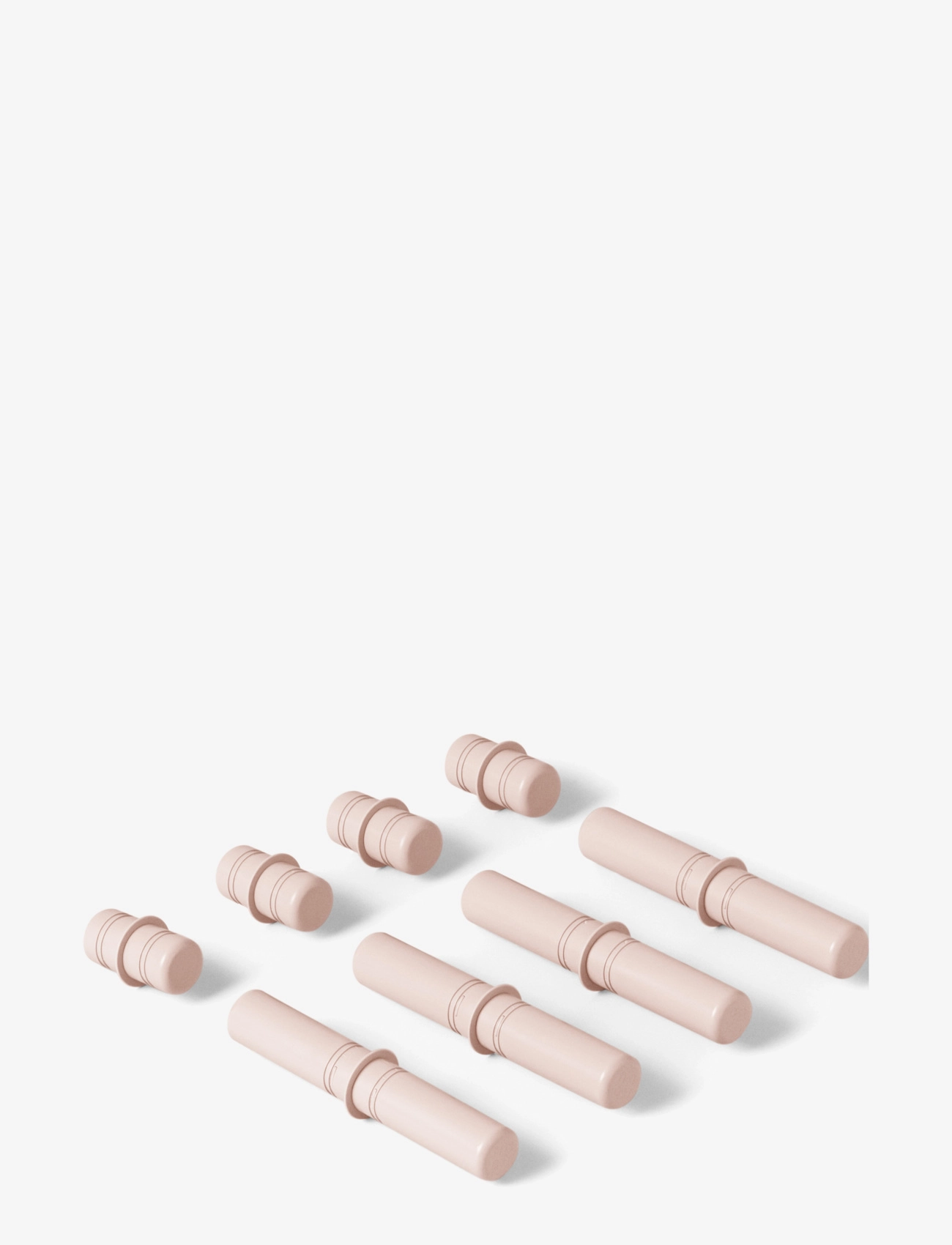 MODU 8x Connector Pegs - Motorikk-leketøy - SOFT ROSE / pink/rose