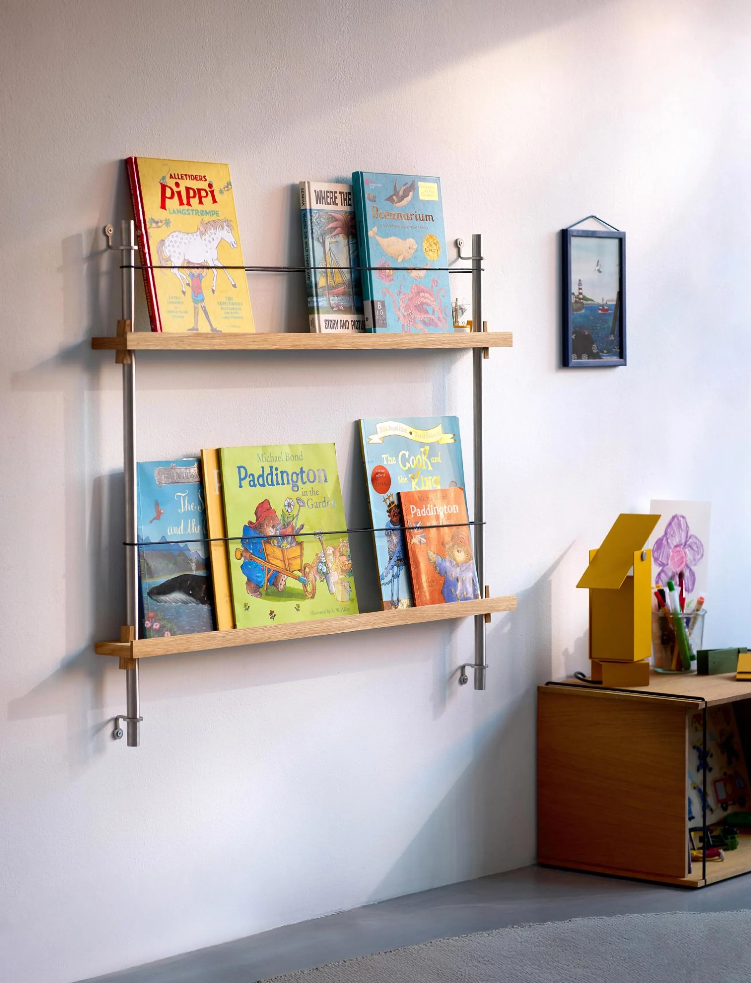 MOEBE - Box set, Magazine Shelving MS.115.1 (FSC MIX CREDIT) - zeitschriftenhalter - black/black - 2