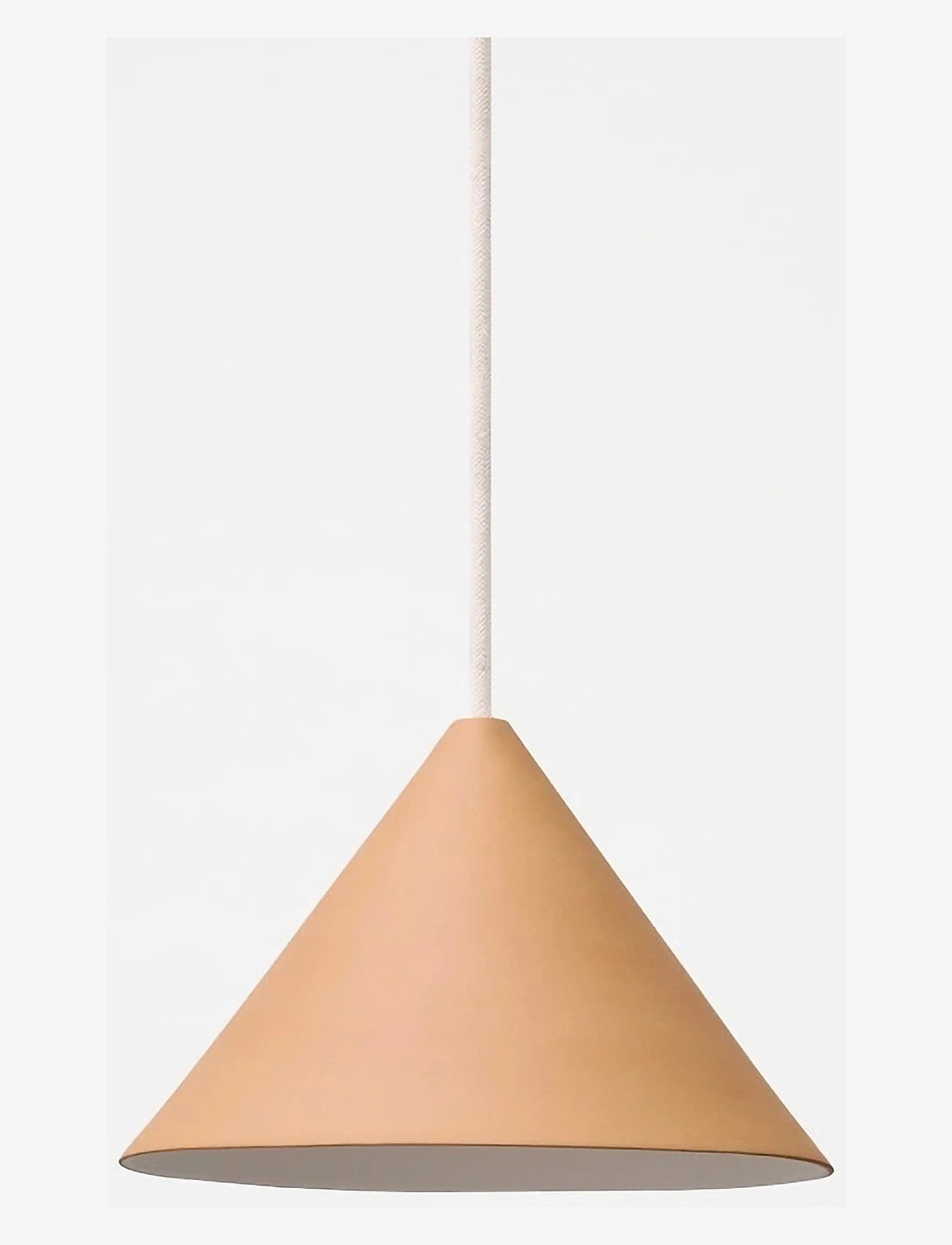 MOEBE - Ceramic Cone Pendant, Light Ochre - pendler - light ochre - 1