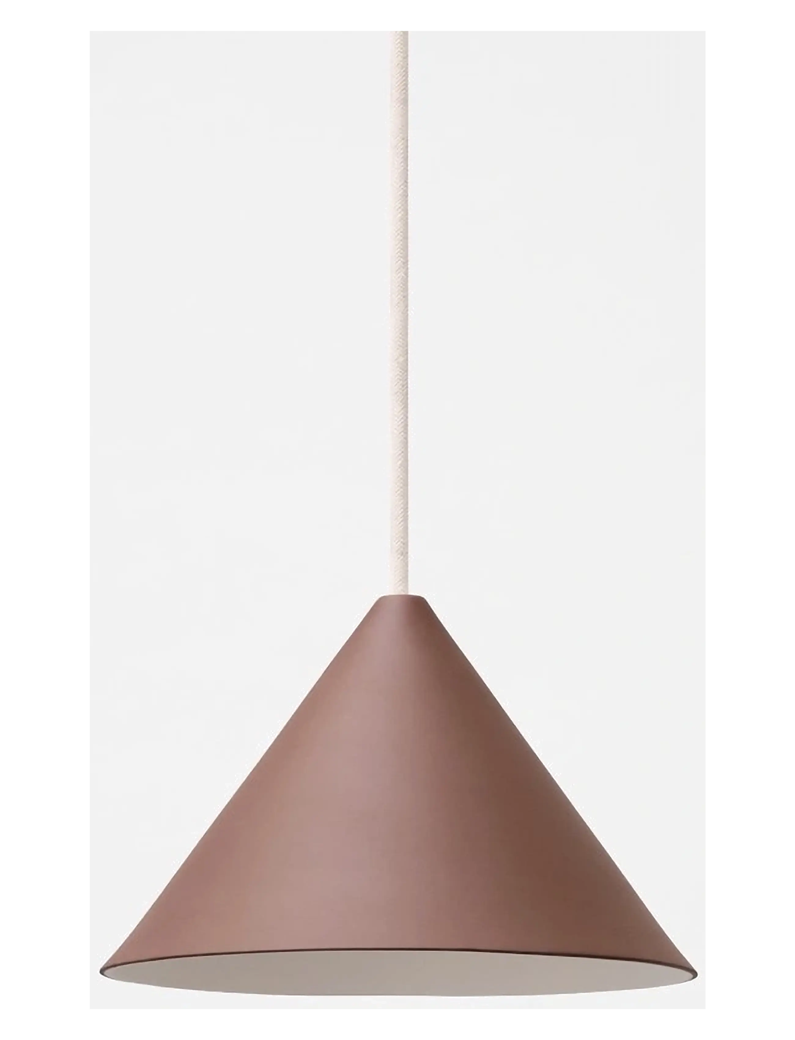MOEBE Ceramic Cone Pendant, Umber Brown - App deal - UMBER BROWN / brown