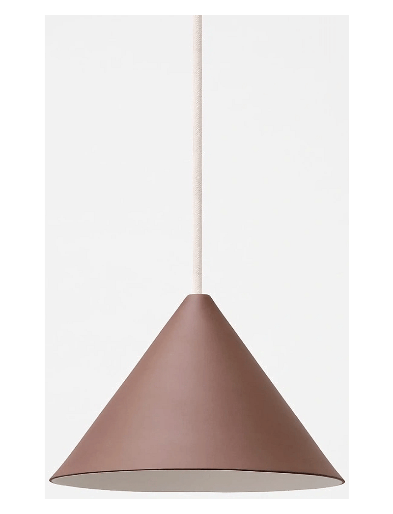 MOEBE - Ceramic Cone Pendant, Umber Brown - rippvalgustid - umber brown - 1