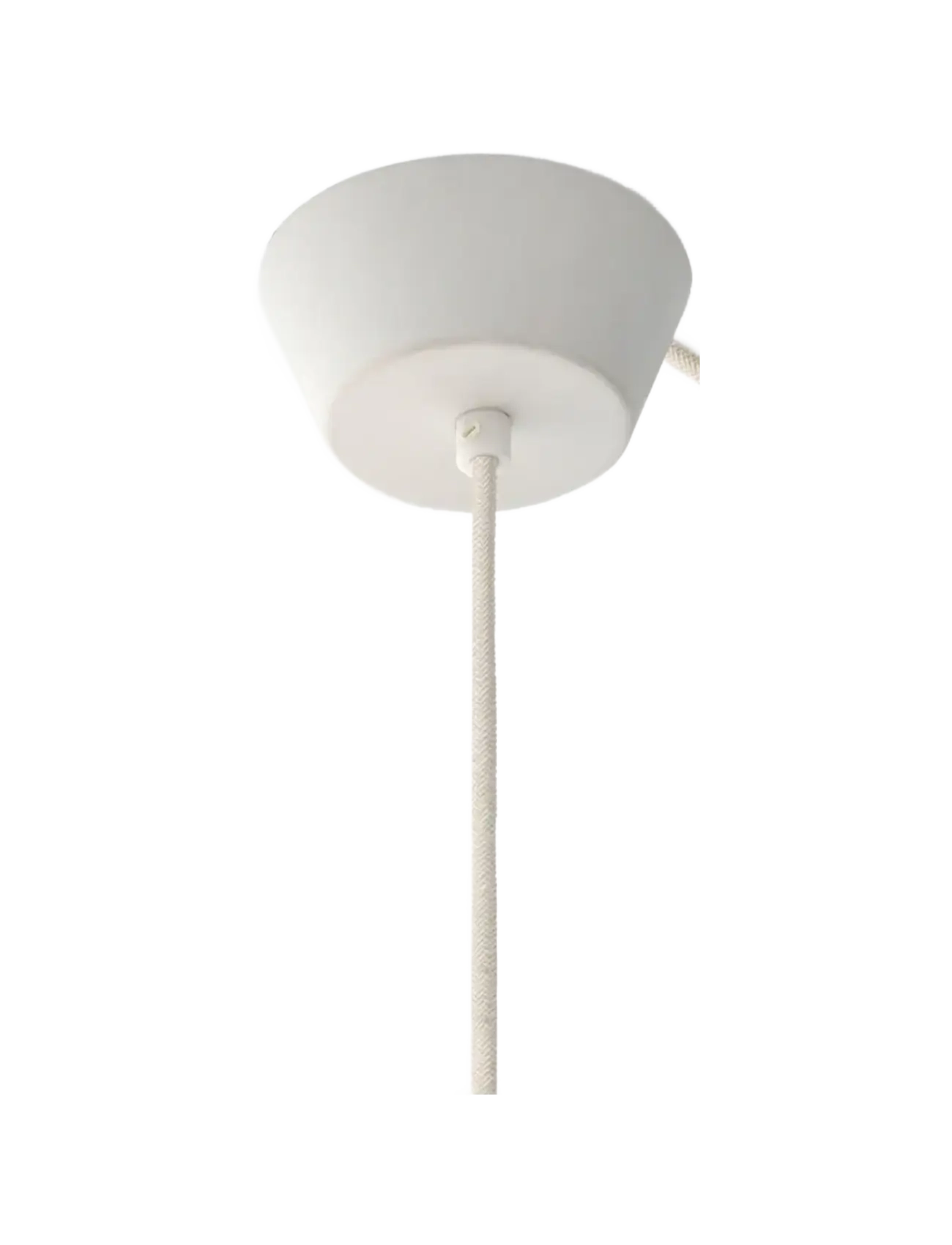 MOEBE Ceramic Ceiling Rose, Basic, White, Lighting Tilbehør, Hvid, Str: 3.5X 10X 10CM