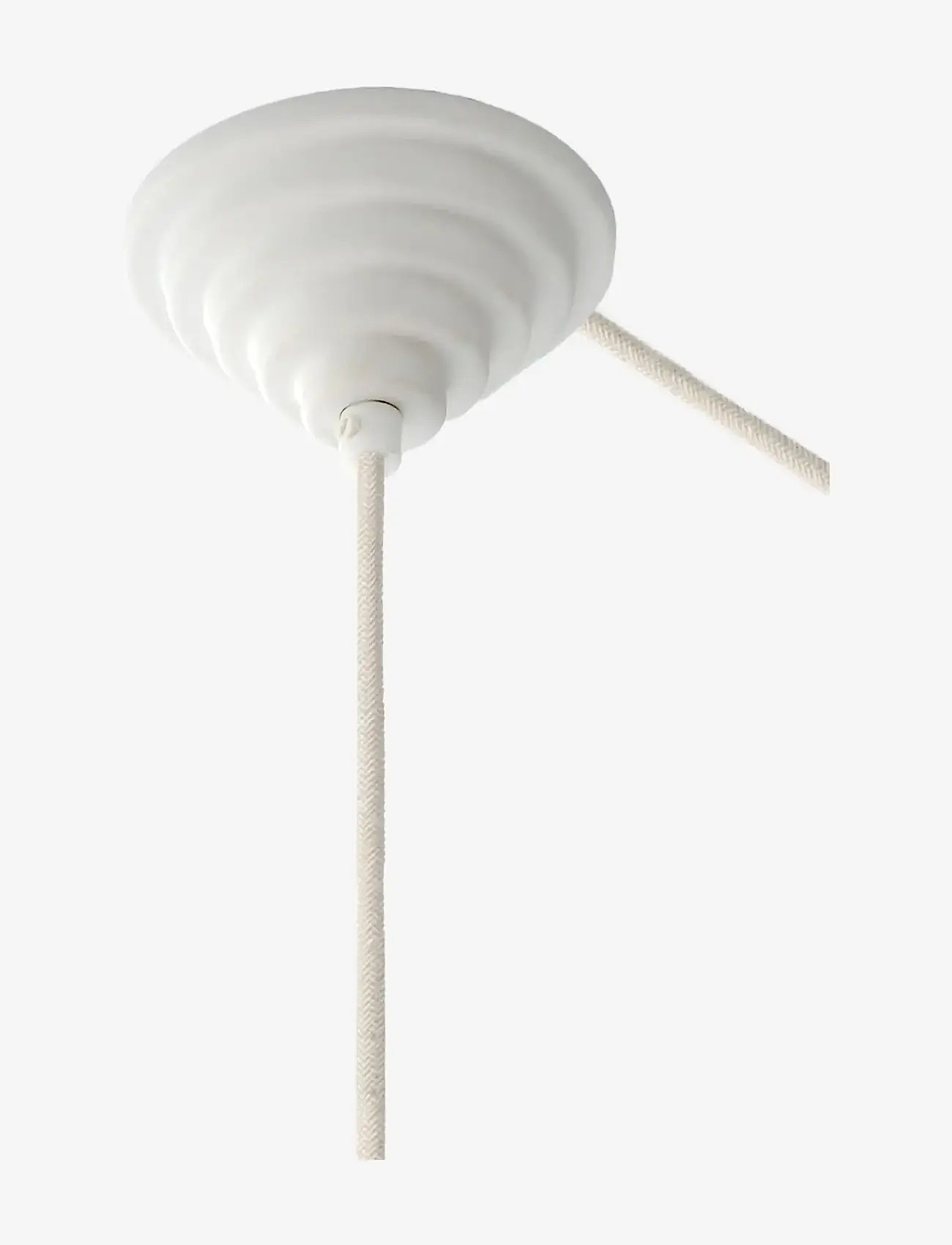 MOEBE - Ceramic Ceiling Rose, Stairs, White - lampetilbehør - white - 1