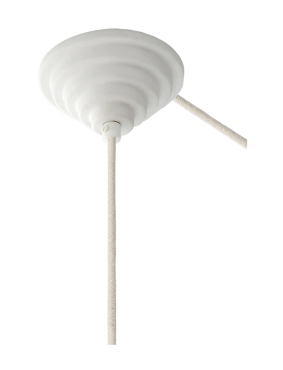 MOEBE - Ceramic Ceiling Rose, Stairs, White - beleuchtungszubehör - white - 1