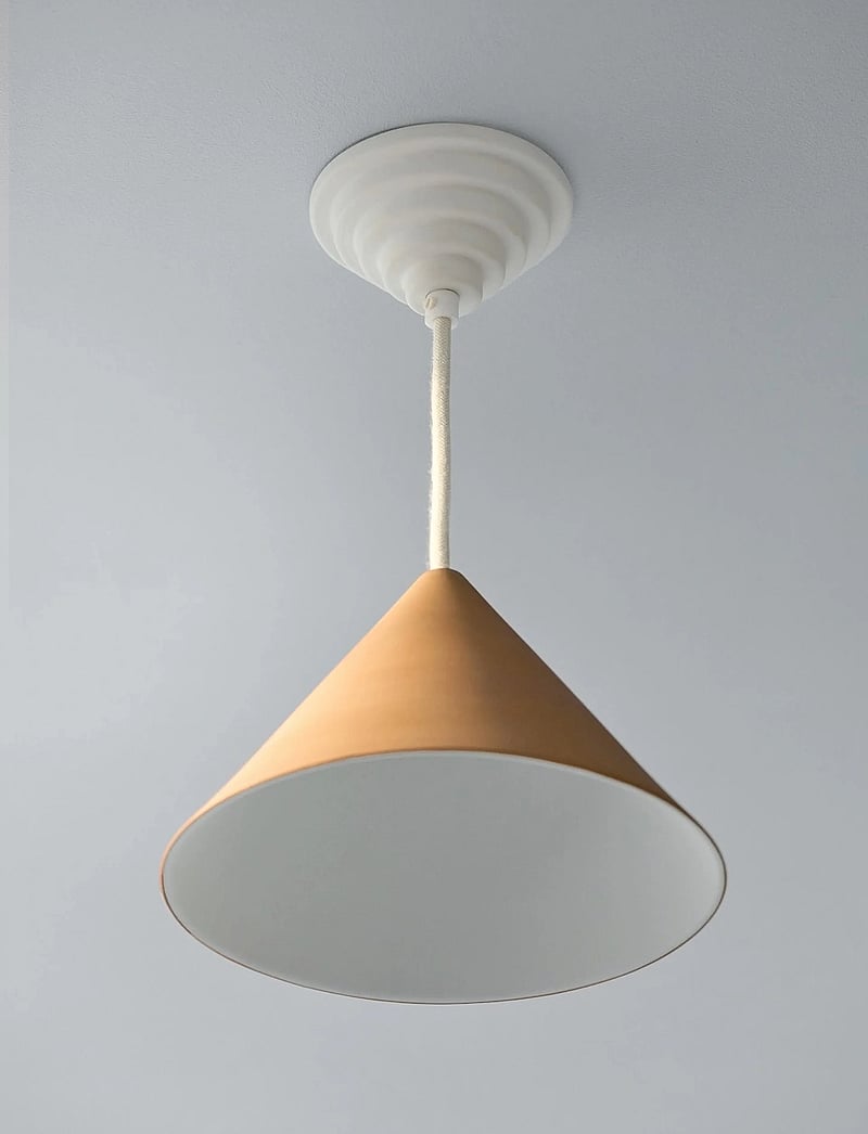 MOEBE - Ceramic Ceiling Rose, Stairs, White - valgustustarvikud - white - 0