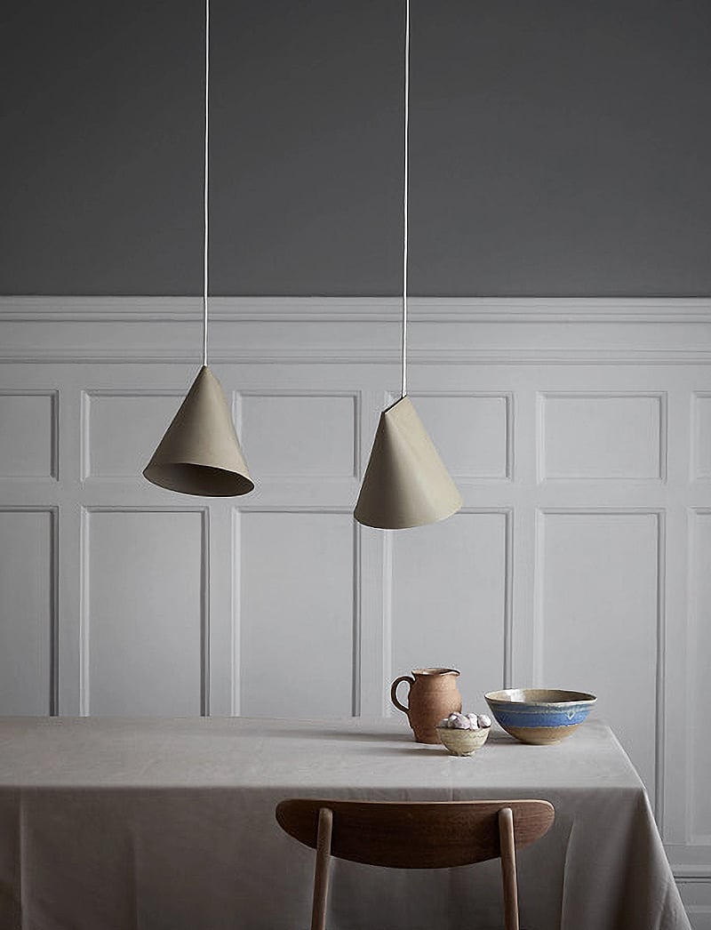 MOEBE - CERAMIC LAMP - rippvalgustid - olive - 0