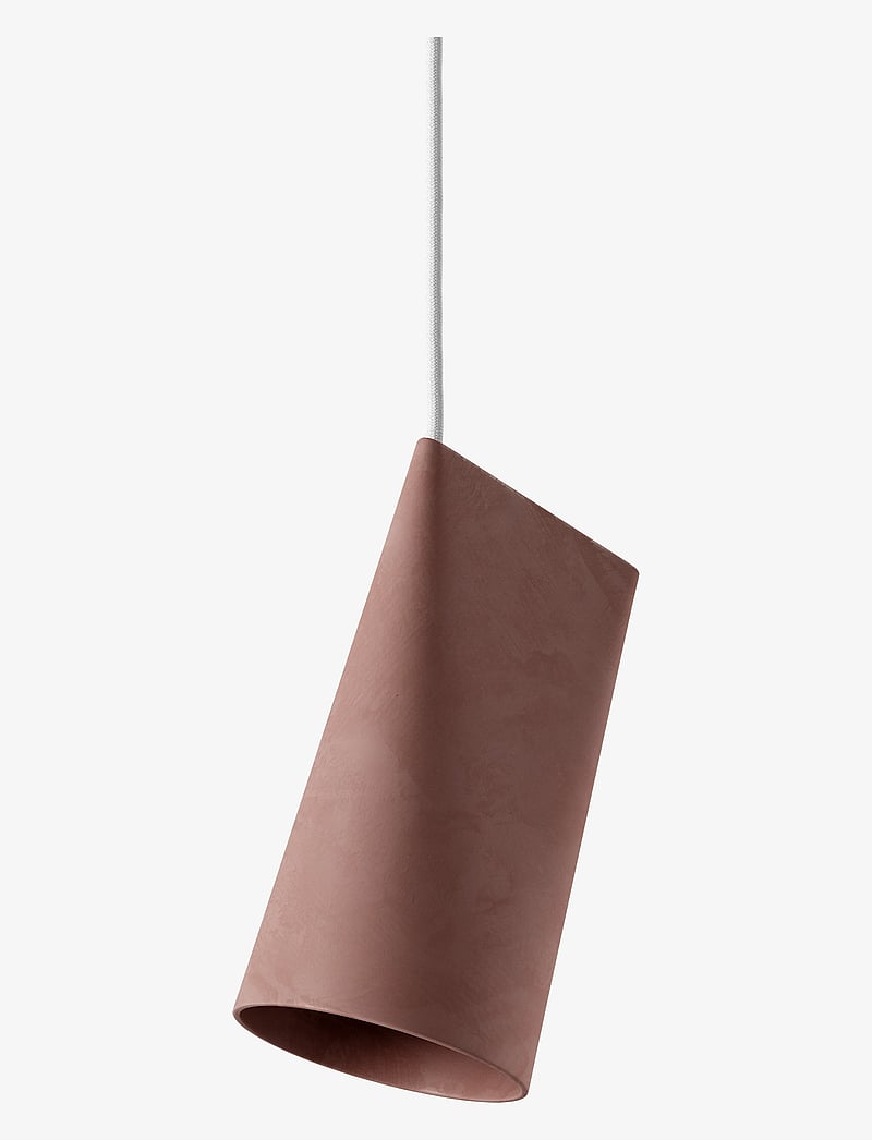 MOEBE - CERAMIC LAMP - hanglampen - terra cotta, wood - 1