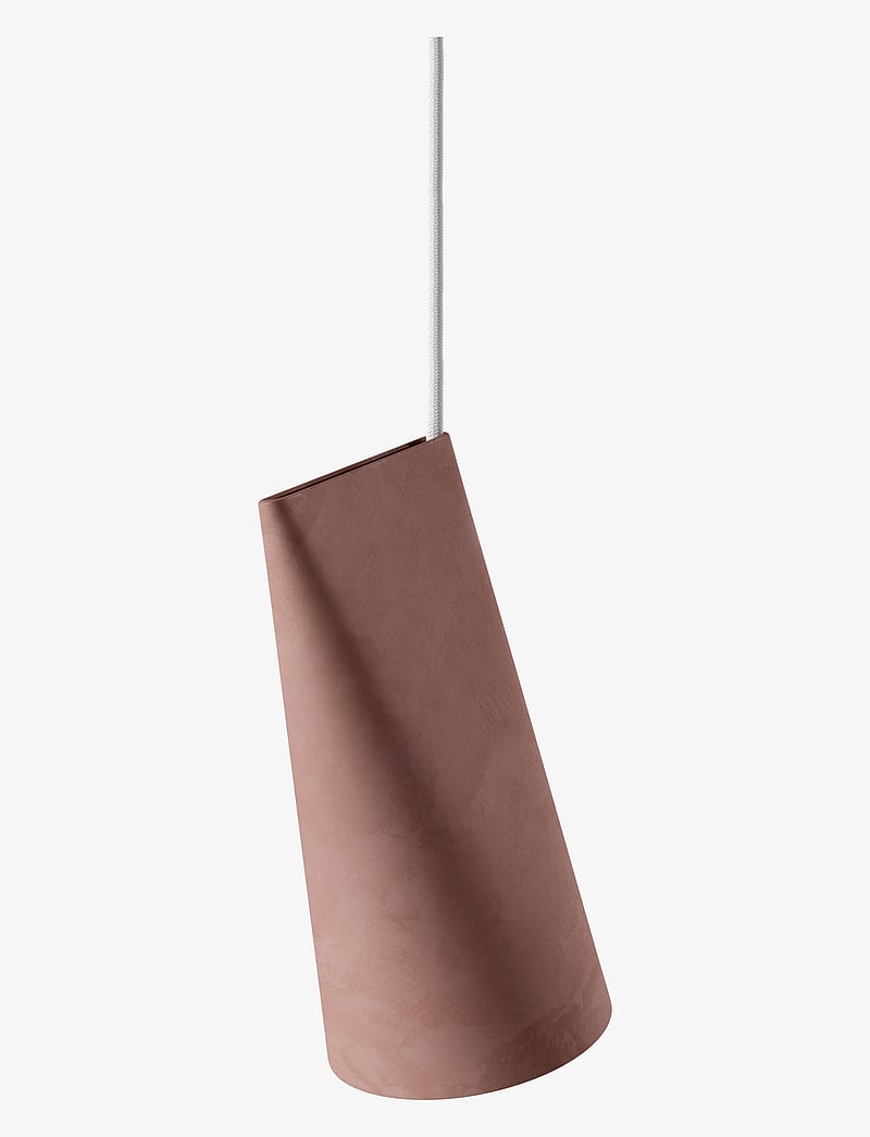 MOEBE - CERAMIC LAMP - hanglampen - terra cotta, wood - 2