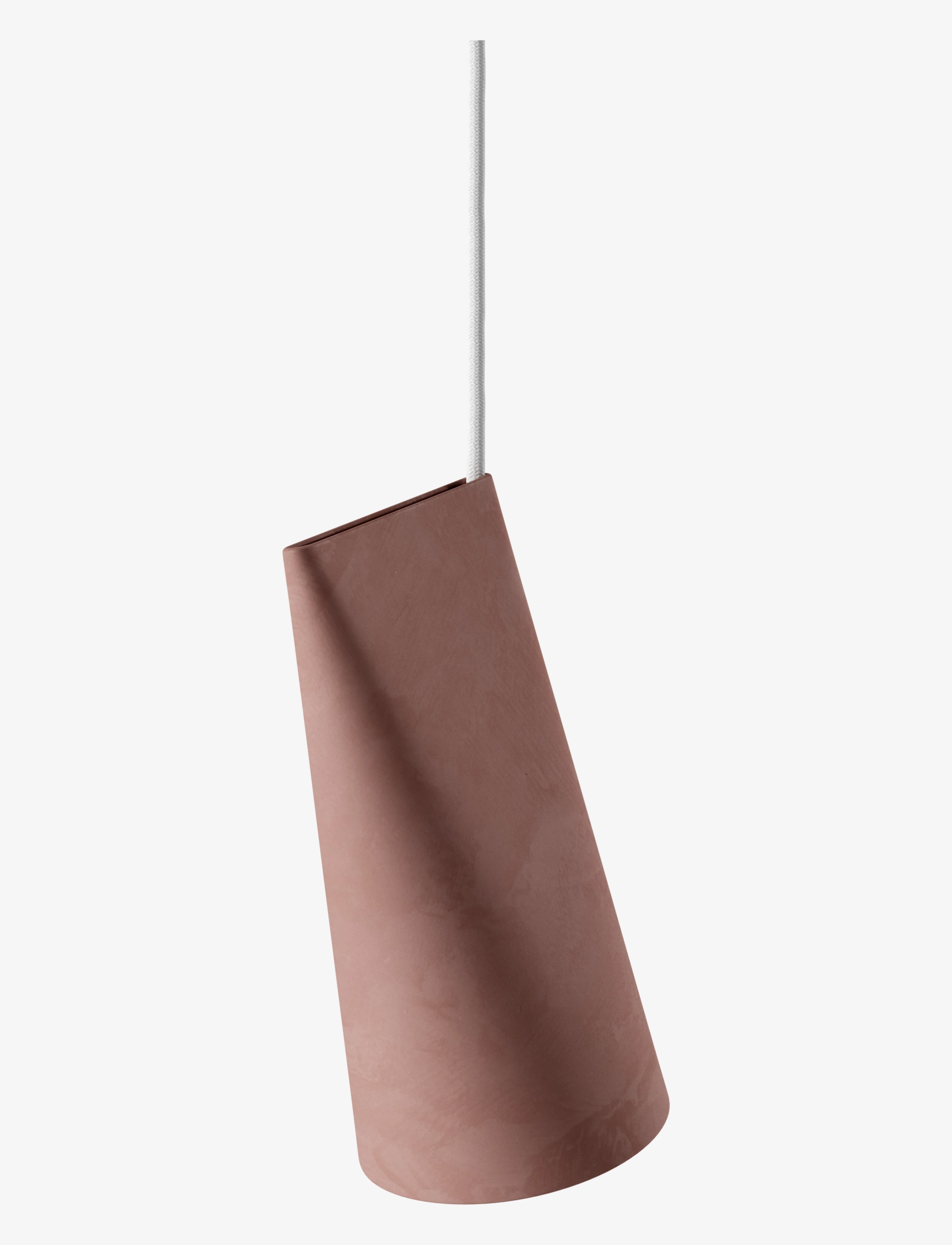 MOEBE - CERAMIC LAMP - pendellampor - terra cotta, wood - 2