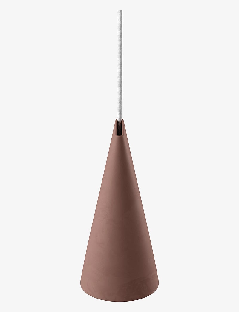 MOEBE - CERAMIC LAMP - hanglampen - terra cotta, wood - 5