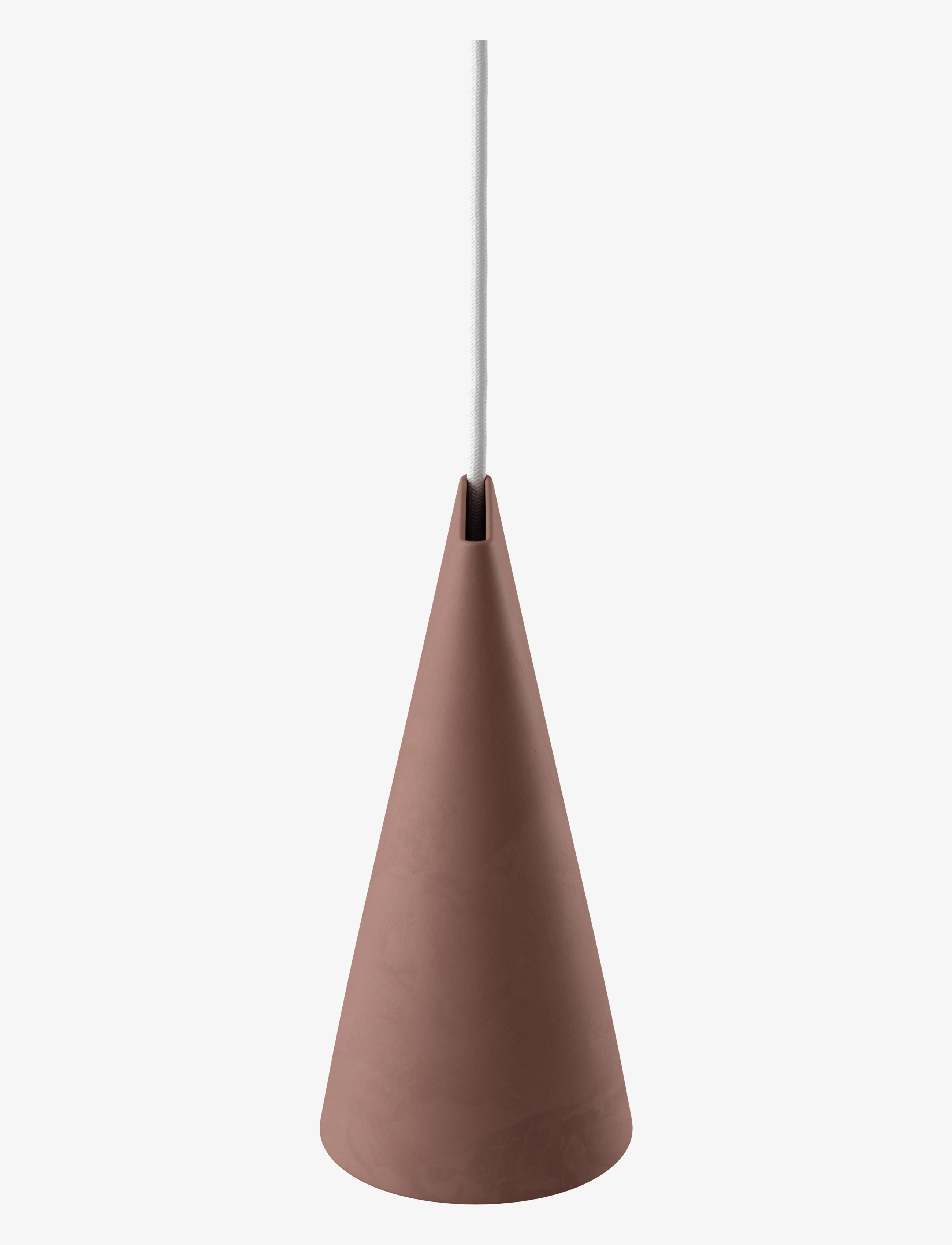 MOEBE - CERAMIC LAMP - pendellampor - terra cotta, wood - 5