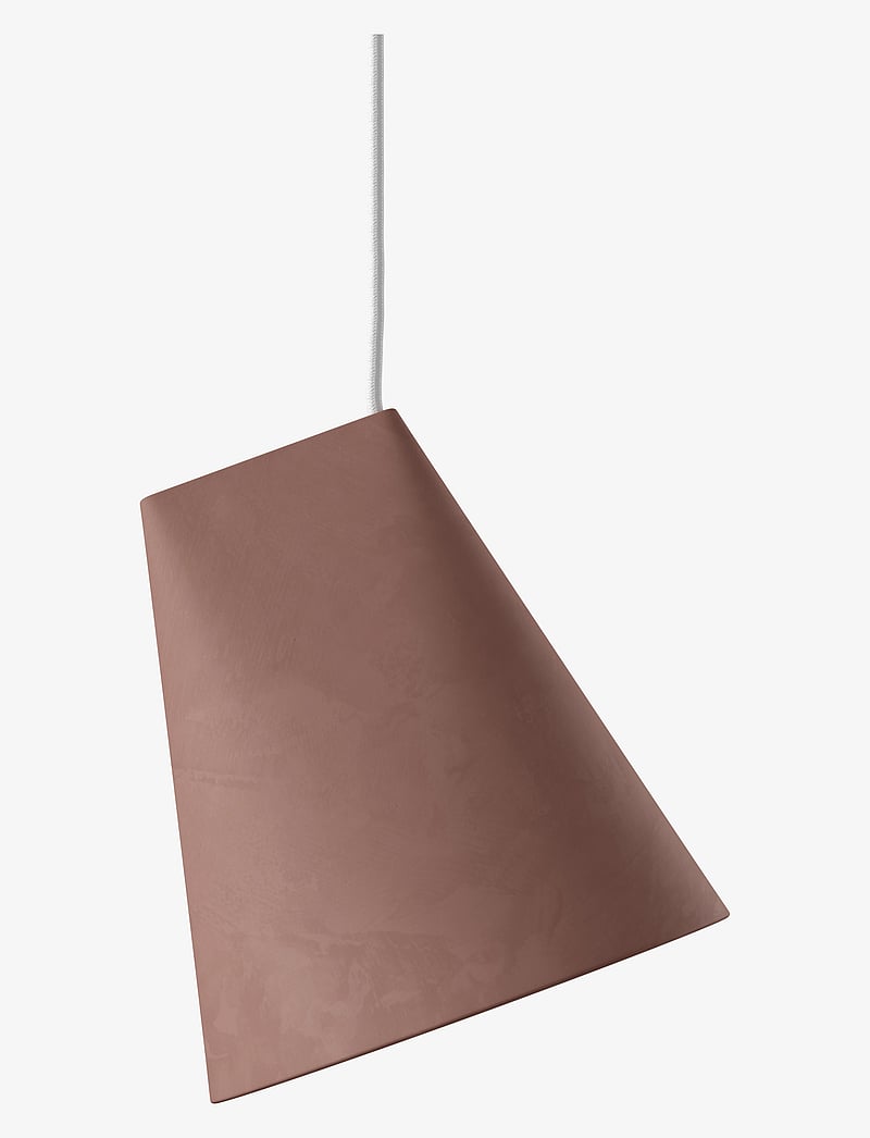 MOEBE - CERAMIC LAMP - pendellampen - terra cotta, wood - 3