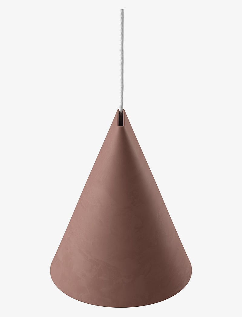 MOEBE - CERAMIC LAMP - pendellampen - terra cotta, wood - 4