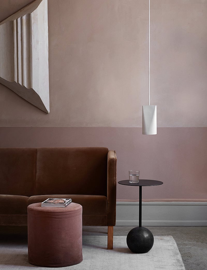 MOEBE - Ceramic pendant narrow - pendellampen - white - 0