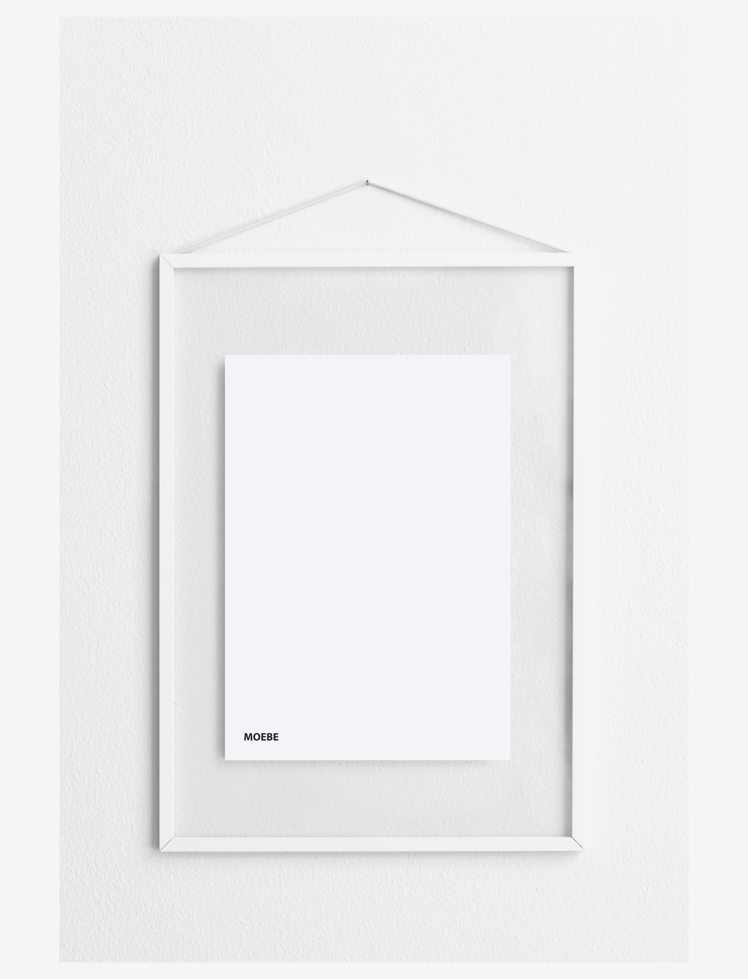 MOEBE Frame, Ramme, Hvid, Str: A3