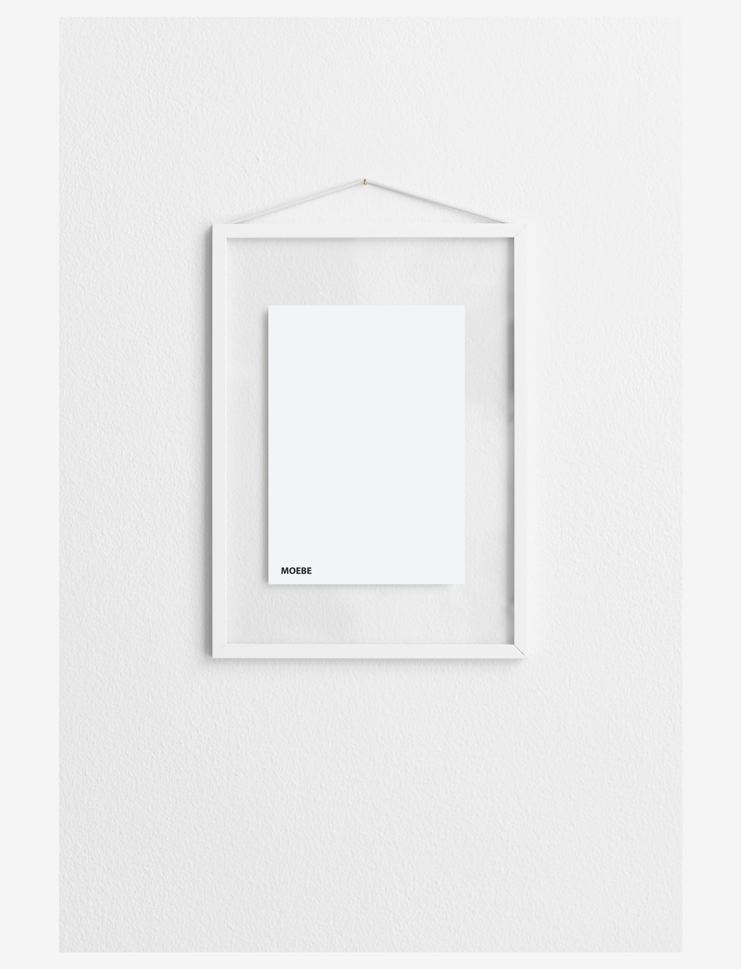 MOEBE Frame, Ramme, Hvid, Str: A4