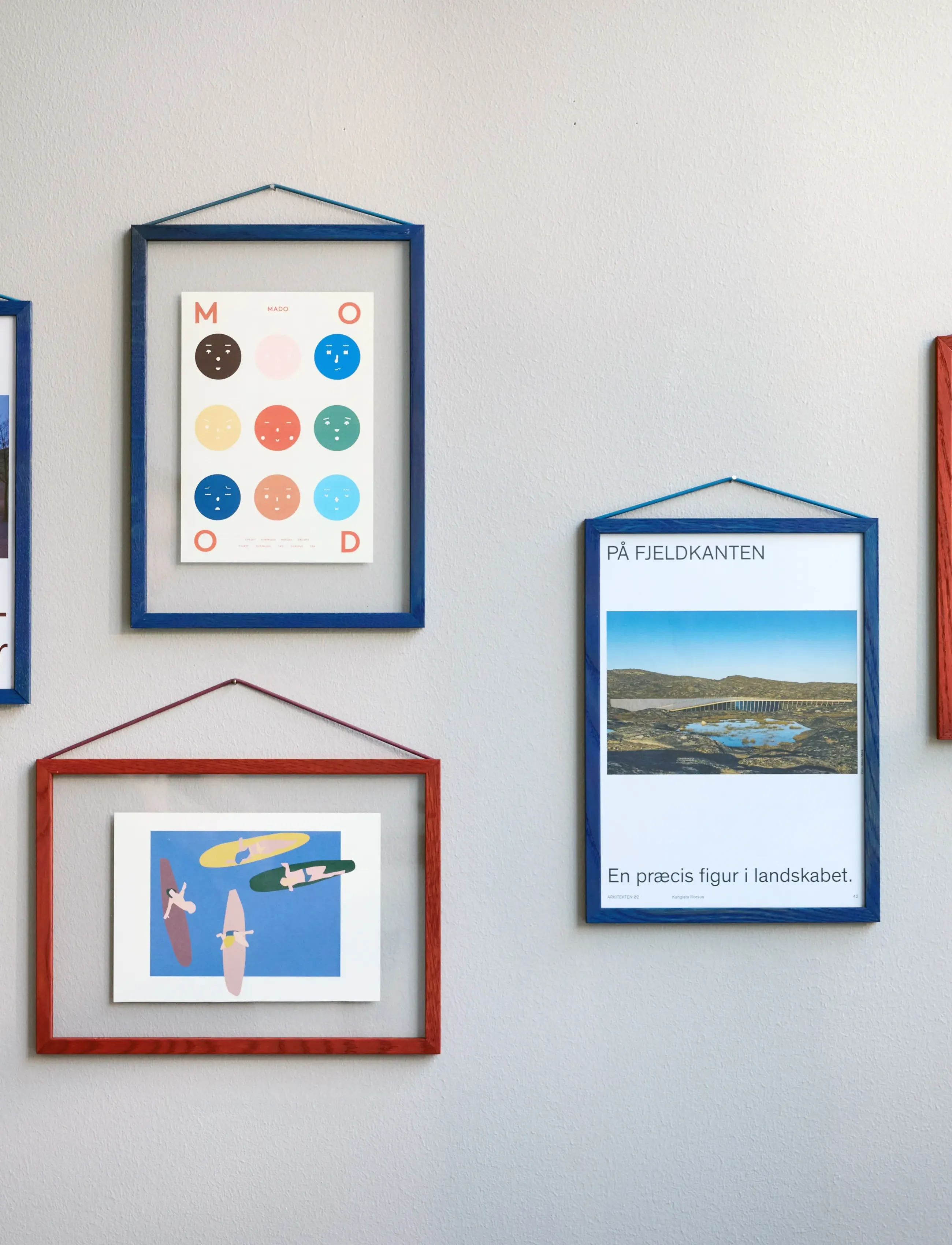 MOEBE Frame, Blue Stained, A3 (Fsc 100%), A3, Decoration, Blau - Frames, Homeware