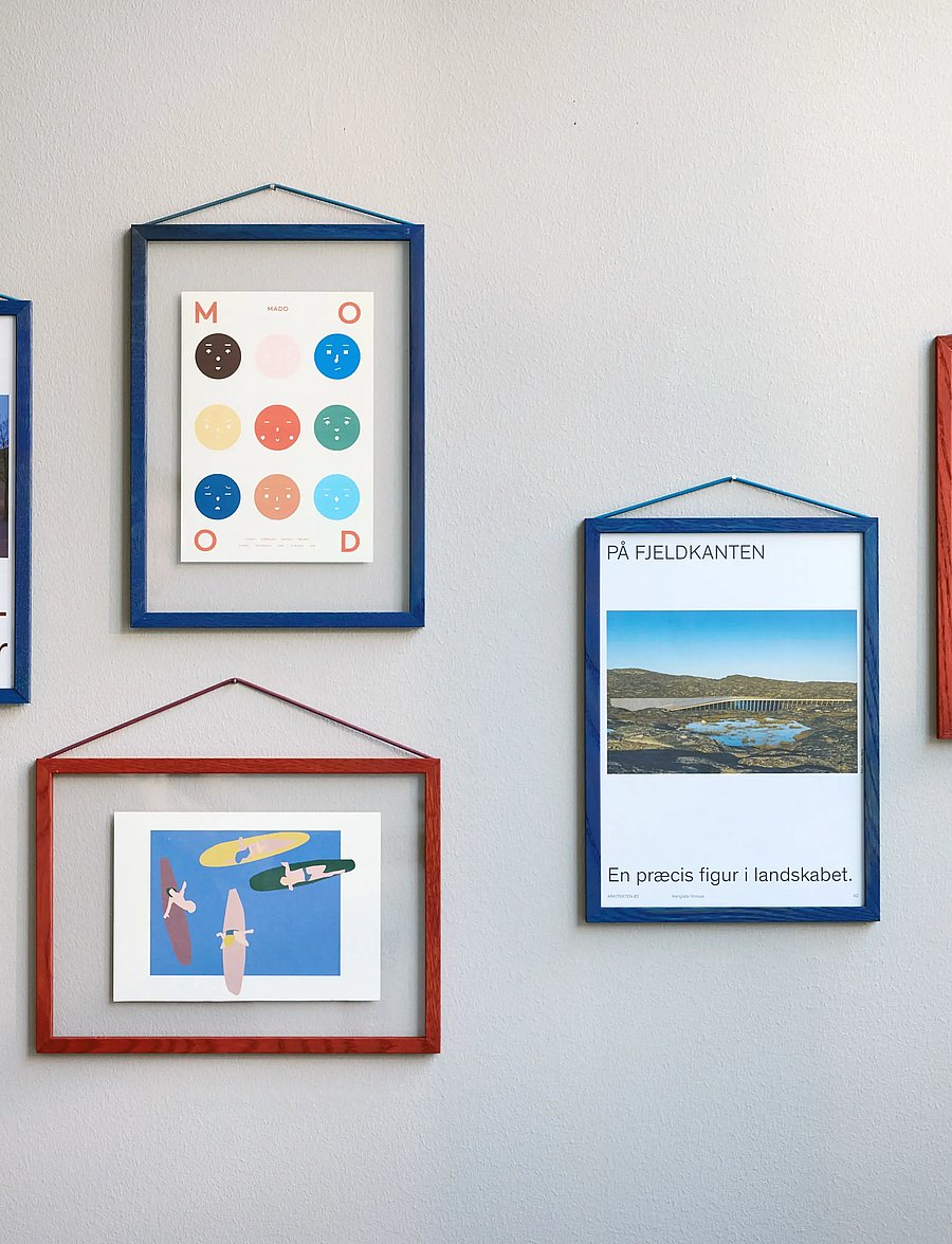 MOEBE - Frame, Blue Stained, A4 (FSC 100%) - pildiraamid - red - 0