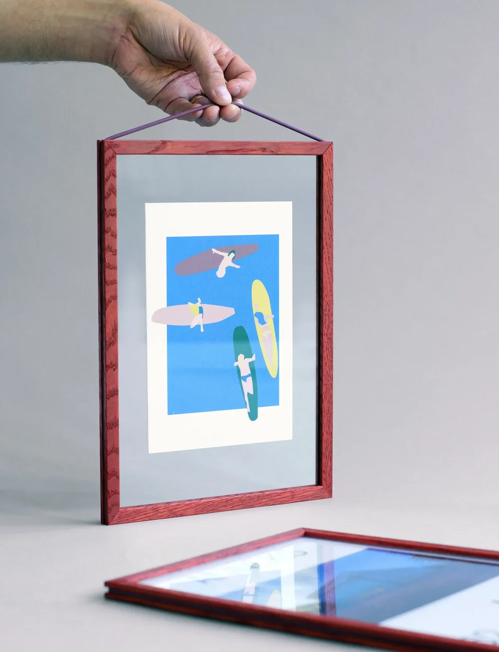 MOEBE - Frame, Blue Stained, A4 (FSC 100%) - nach preis einkaufen - red - 3