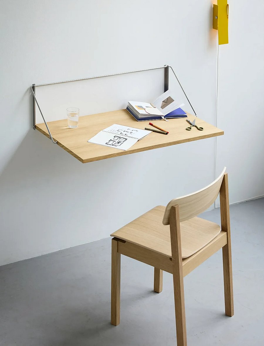 MOEBE - Fold-out Desk - lauad - oak - 3