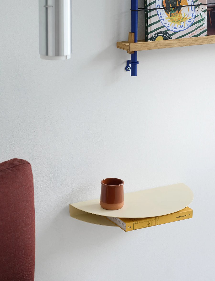 MOEBE - Half Moon Shelf, Terracotta, Large - regale und verwahrung - terracotta - 2