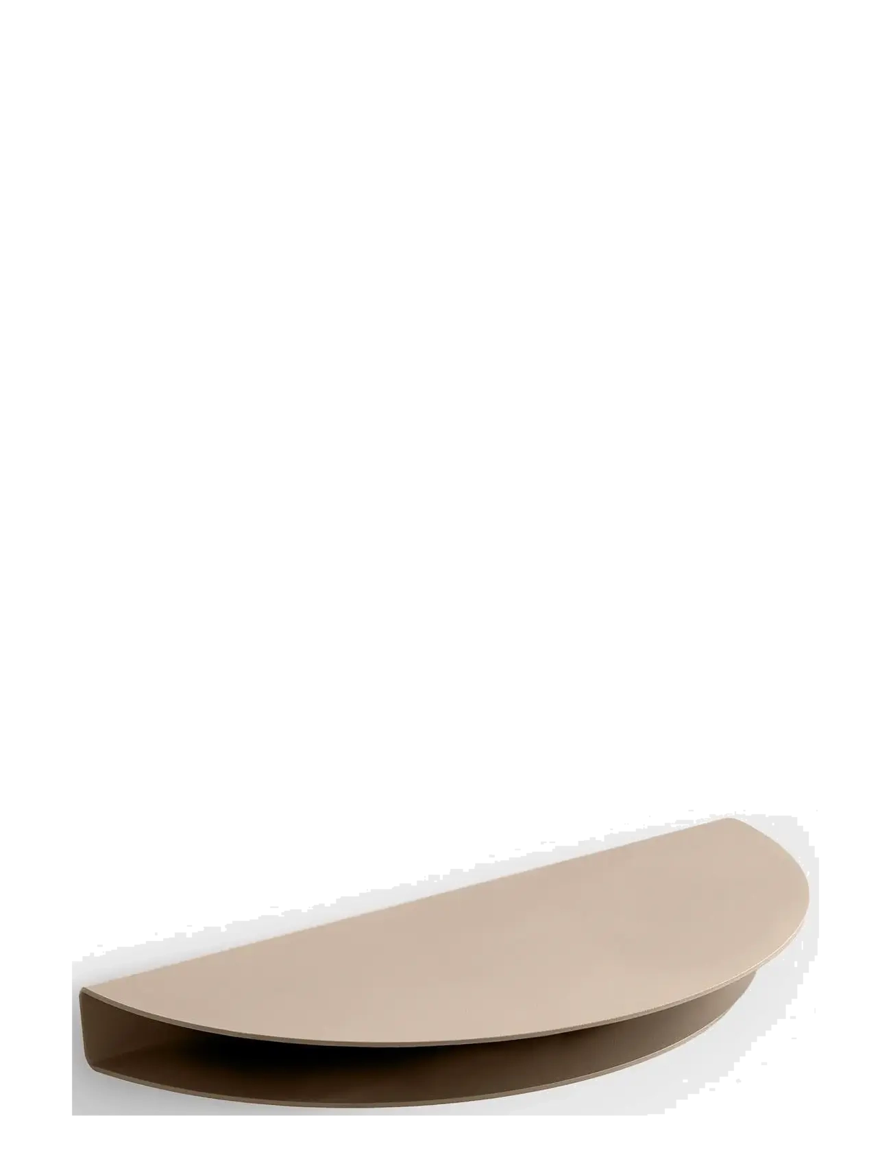 MOEBE Half Moon Shelf, Warm Grey, Large - MOEBE - WARM GREY / beige