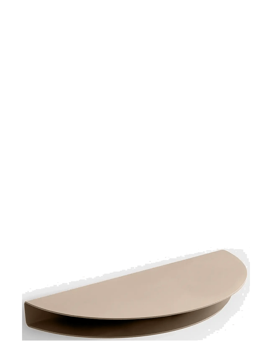 MOEBE - Half Moon Shelf, Warm Grey, Large - regale und verwahrung - warm grey - 1