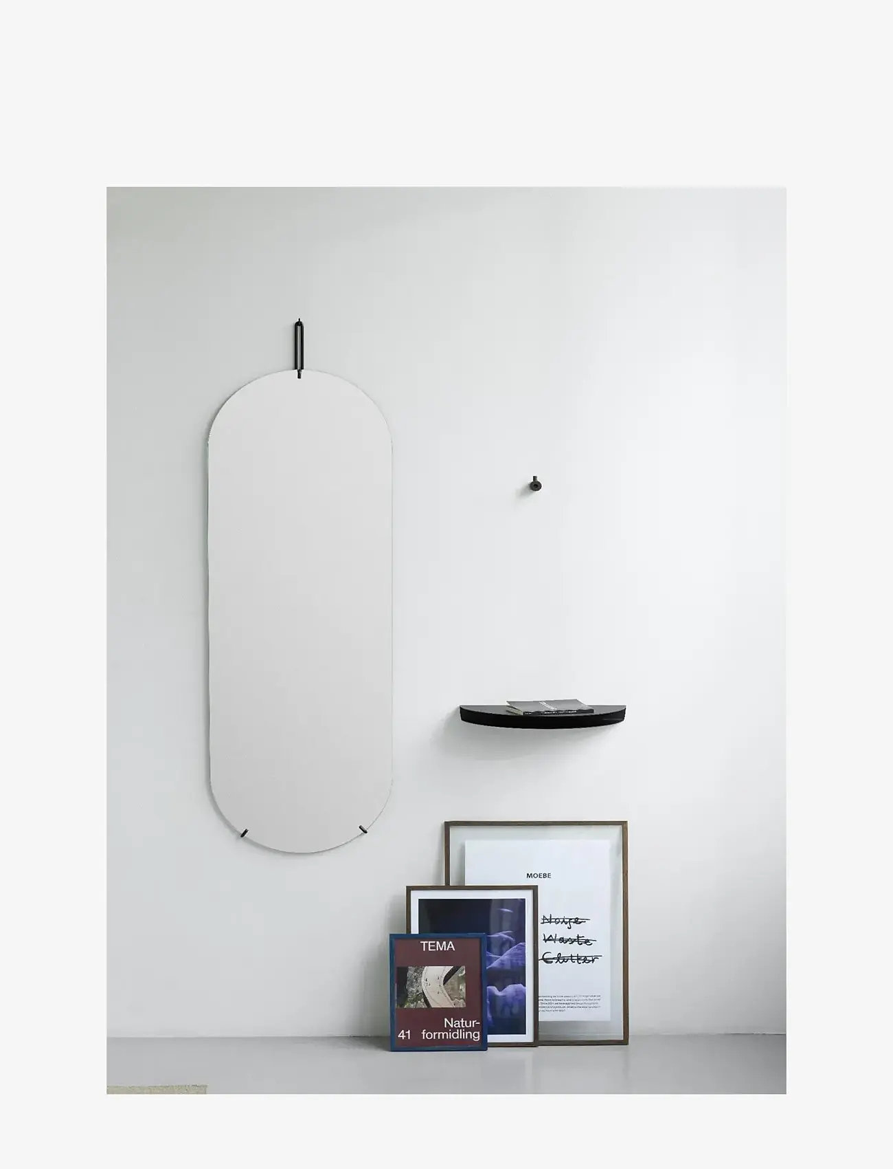 MOEBE - Half Moon Shelf, Warm Grey, Small - shop by price - warm grey - 2