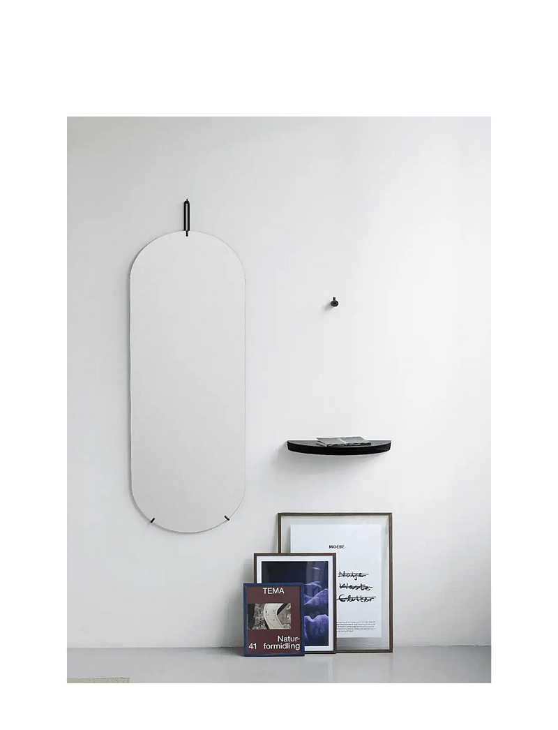 MOEBE - Half Moon Shelf, Warm Grey, Small - nach preis einkaufen - warm grey - 2