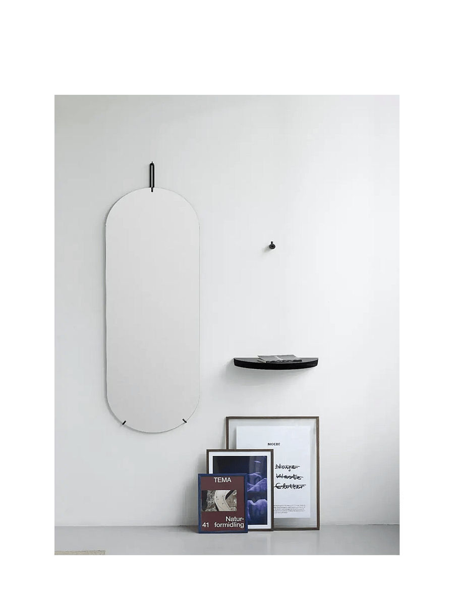 MOEBE - Half Moon Shelf, Warm Grey, Small - regale und verwahrung - warm grey - 2