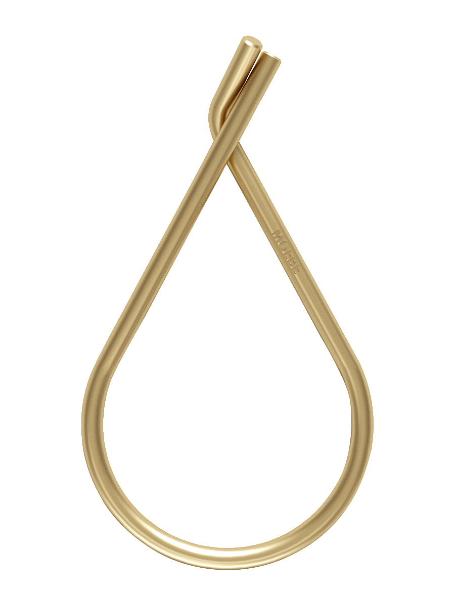 MOEBE - KEY RING - schlüsselanhänger & taschenanhänger - brass - 1