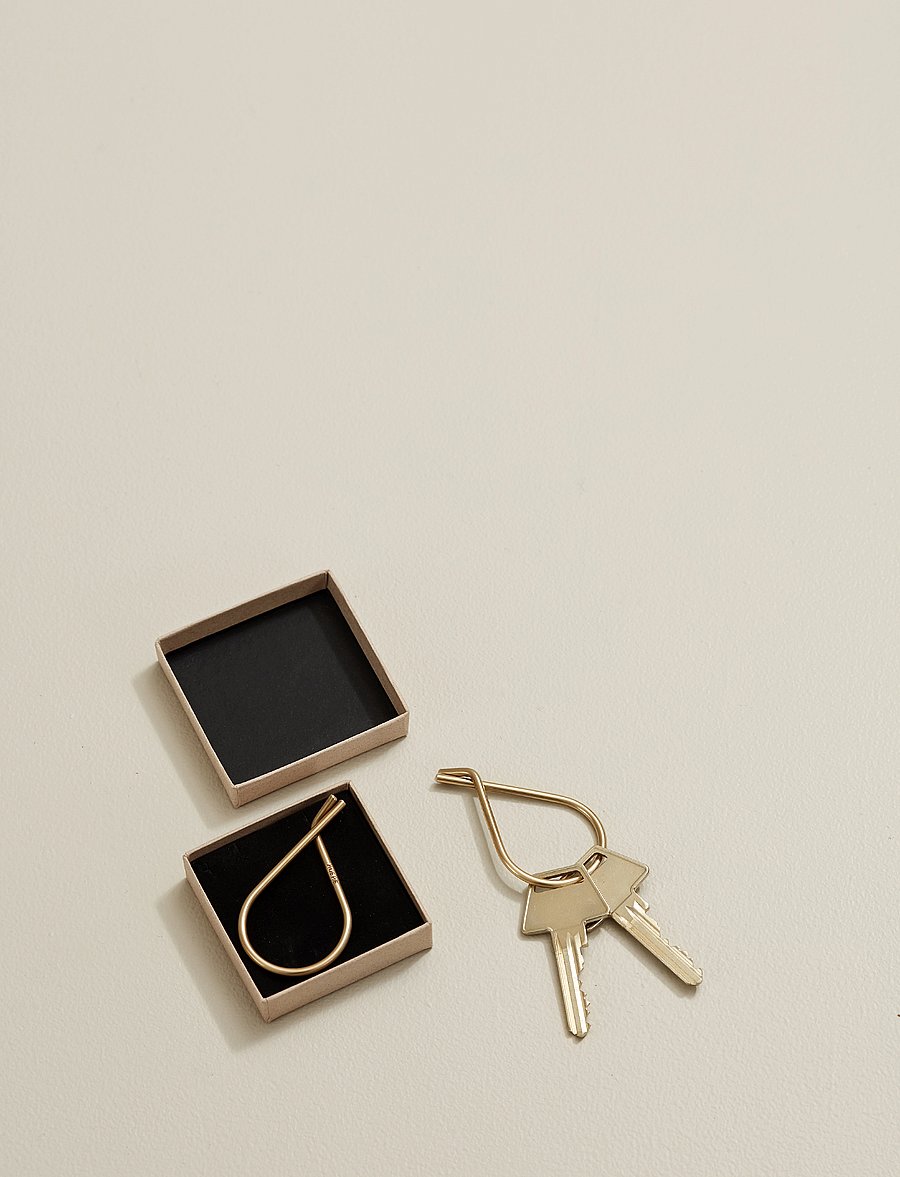 MOEBE - KEY RING - schlüsselanhänger & taschenanhänger - brass - 3