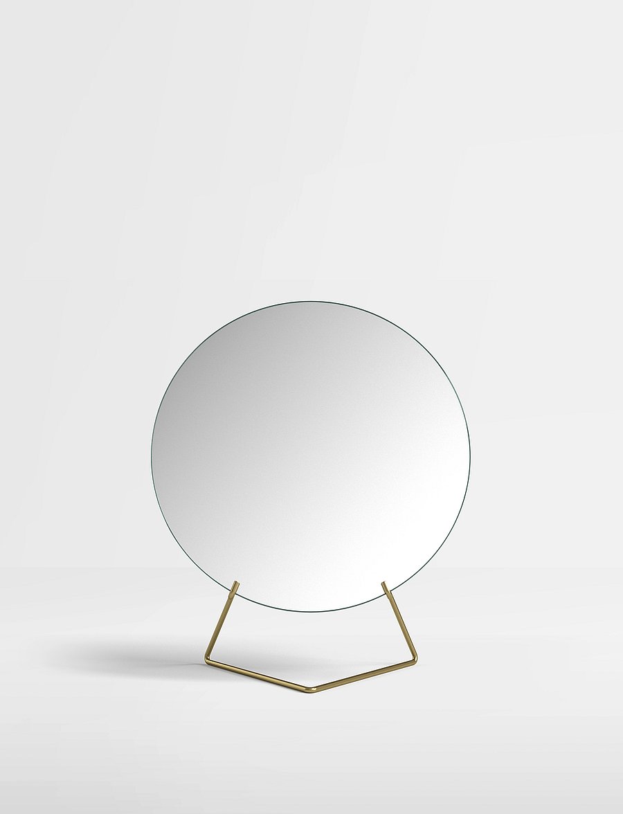 MOEBE - Mirror - vannitoapeeglid - brass - 2
