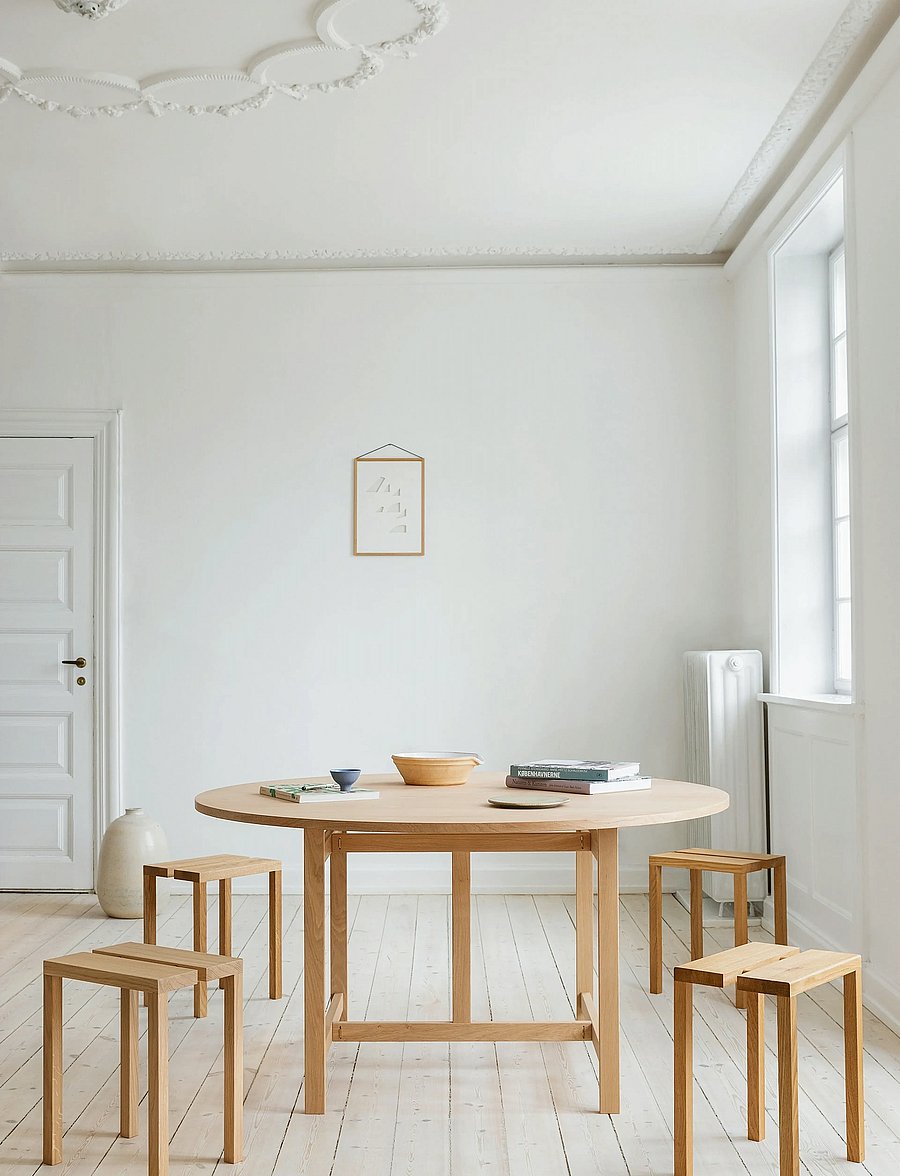 MOEBE - Peg, Stool, Oak (FSC 100%) - hocker & bänke - oak - 0