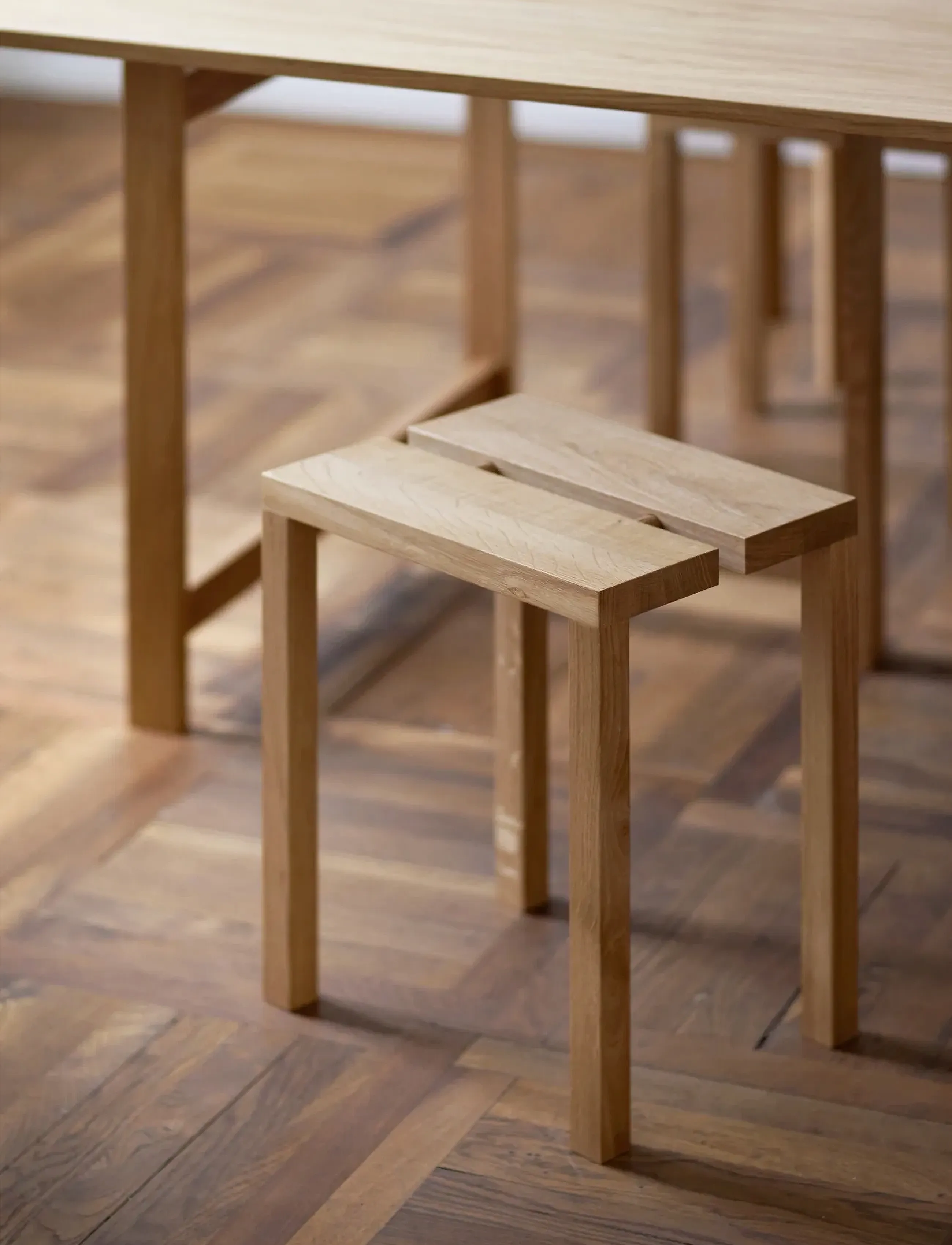 MOEBE - Peg, Stool, Oak (FSC 100%) - jakkarat ja penkit - oak - 4