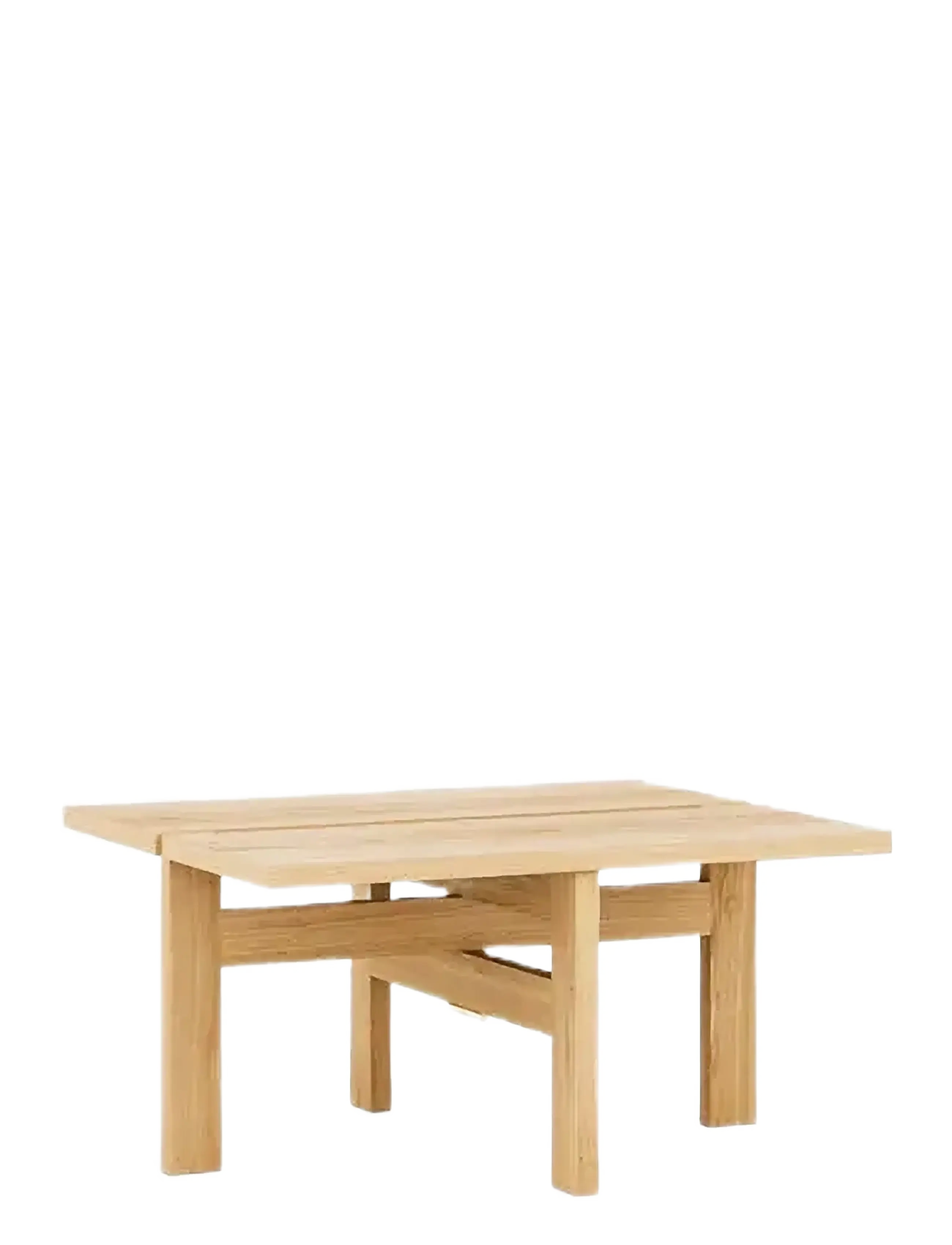 MOEBE - Rectangular Coffee Table, 60 cm, Oak (FSC MIX Credit) - stoliki kawowe - oak - 2