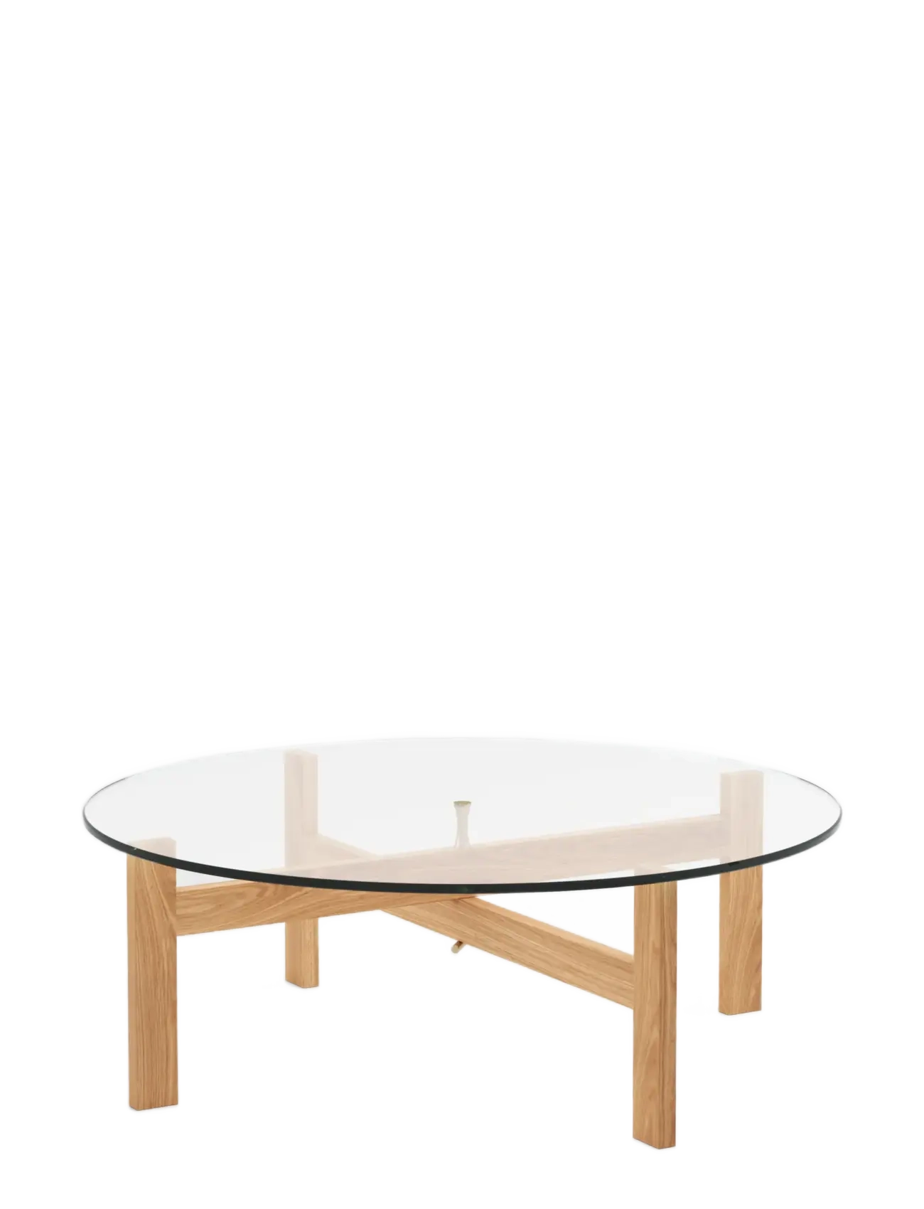 MOEBE Round Coffee Table, 88 Cm, Oak (Fsc 100%), Sofabord, Str: ONE SIZE x 88